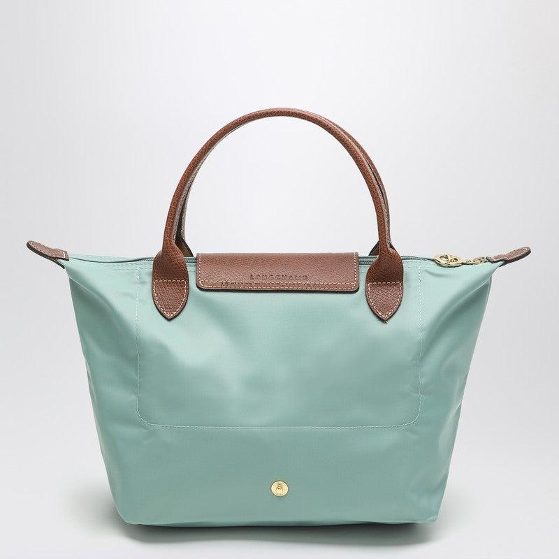 Longchamp Celadon Coloured Le Pliage Original S Bag in Green