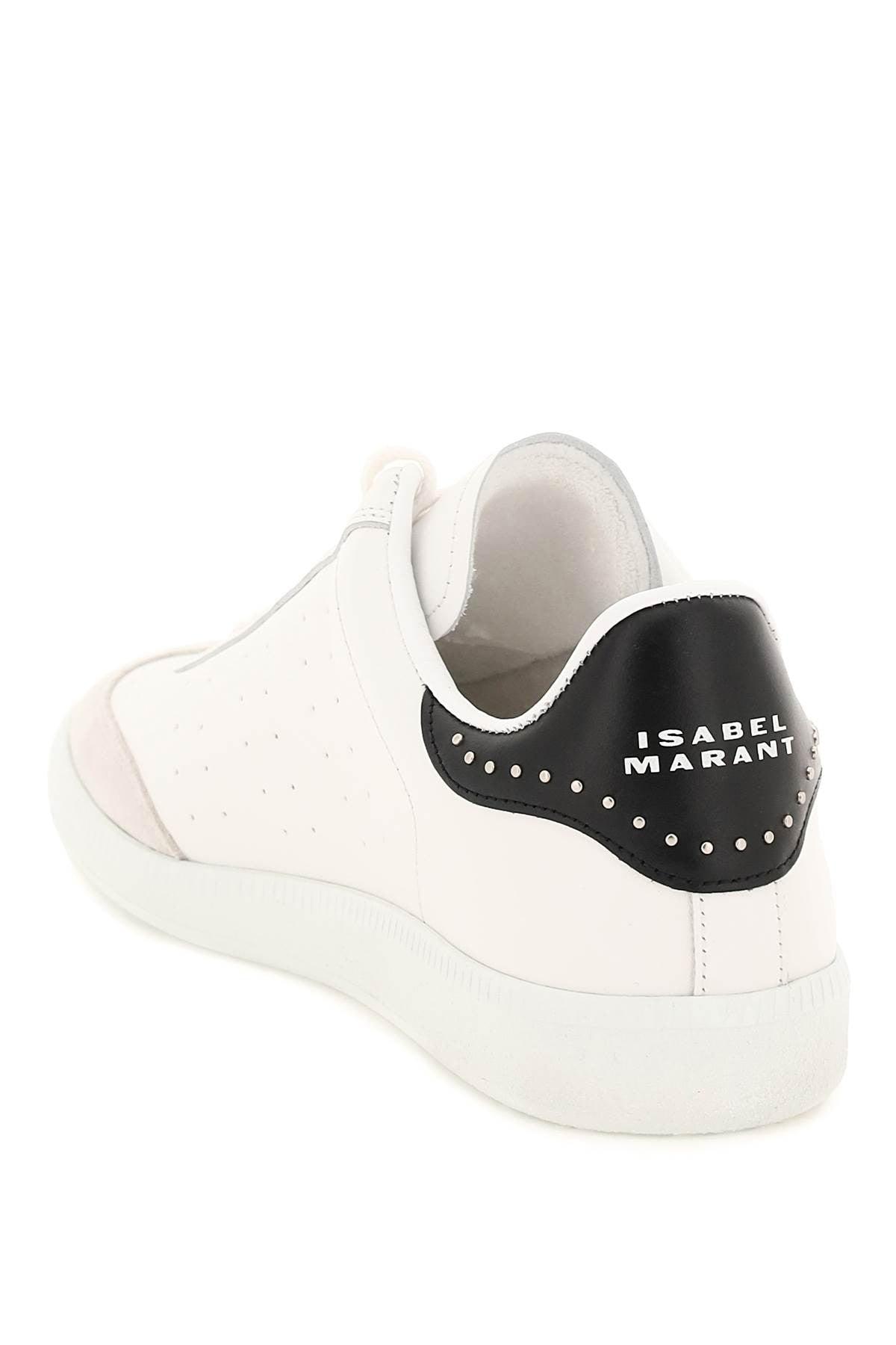 Isabel Marant Leather Sneakers in White | Lyst