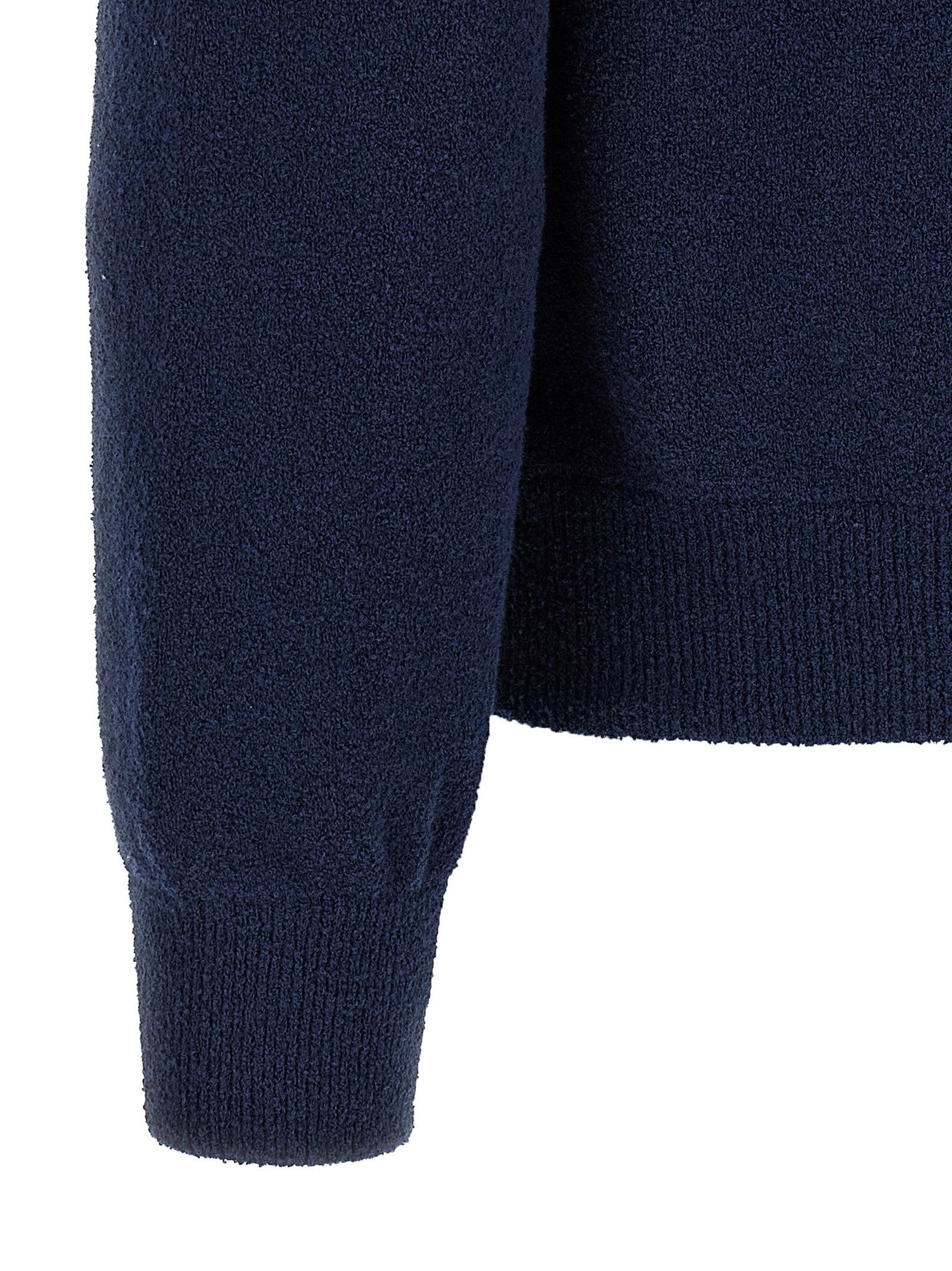 Roberto Collina Terry Hoodie in Blue for Men | Lyst