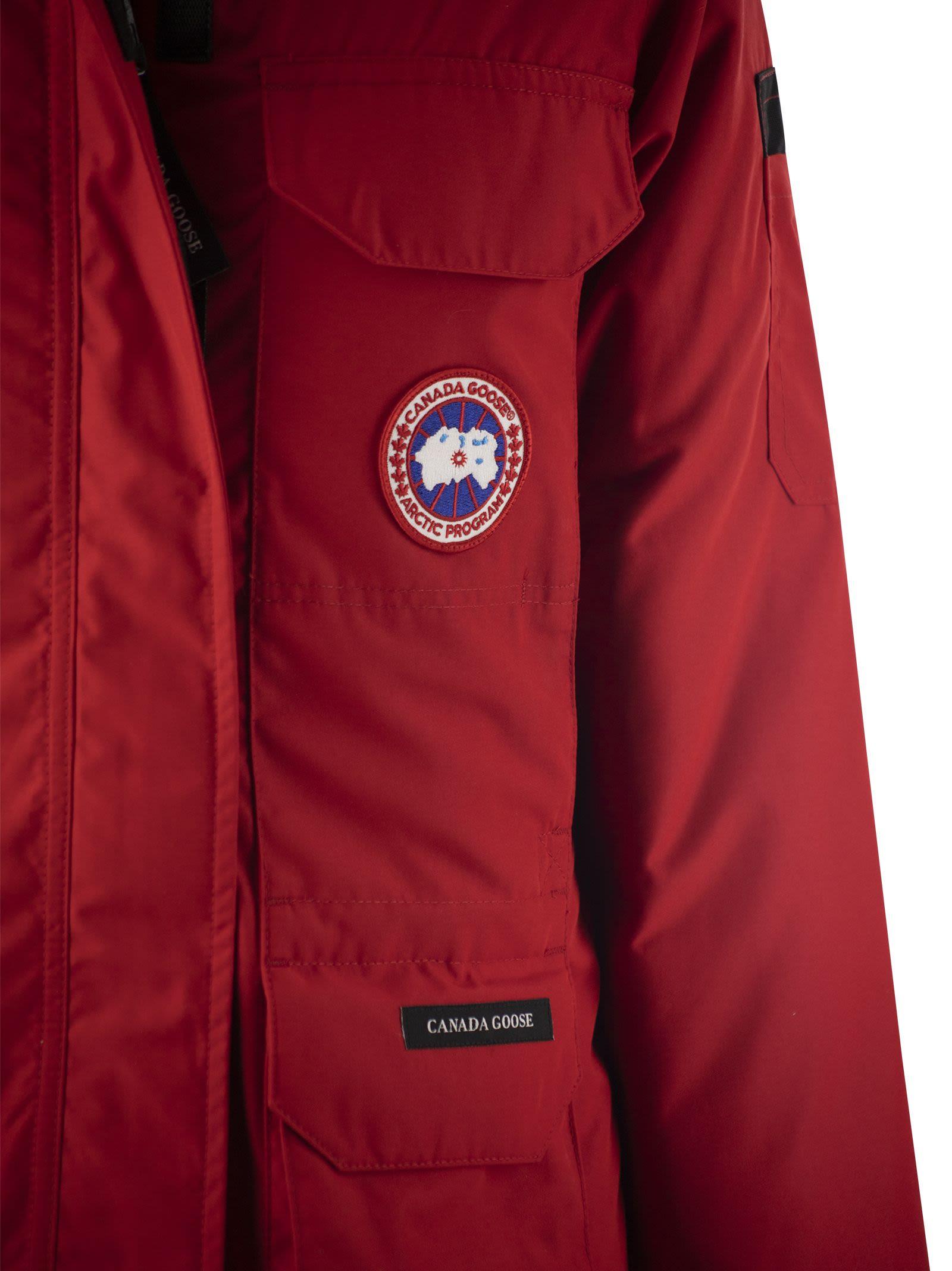 Canada goose expedition parka womens red sales