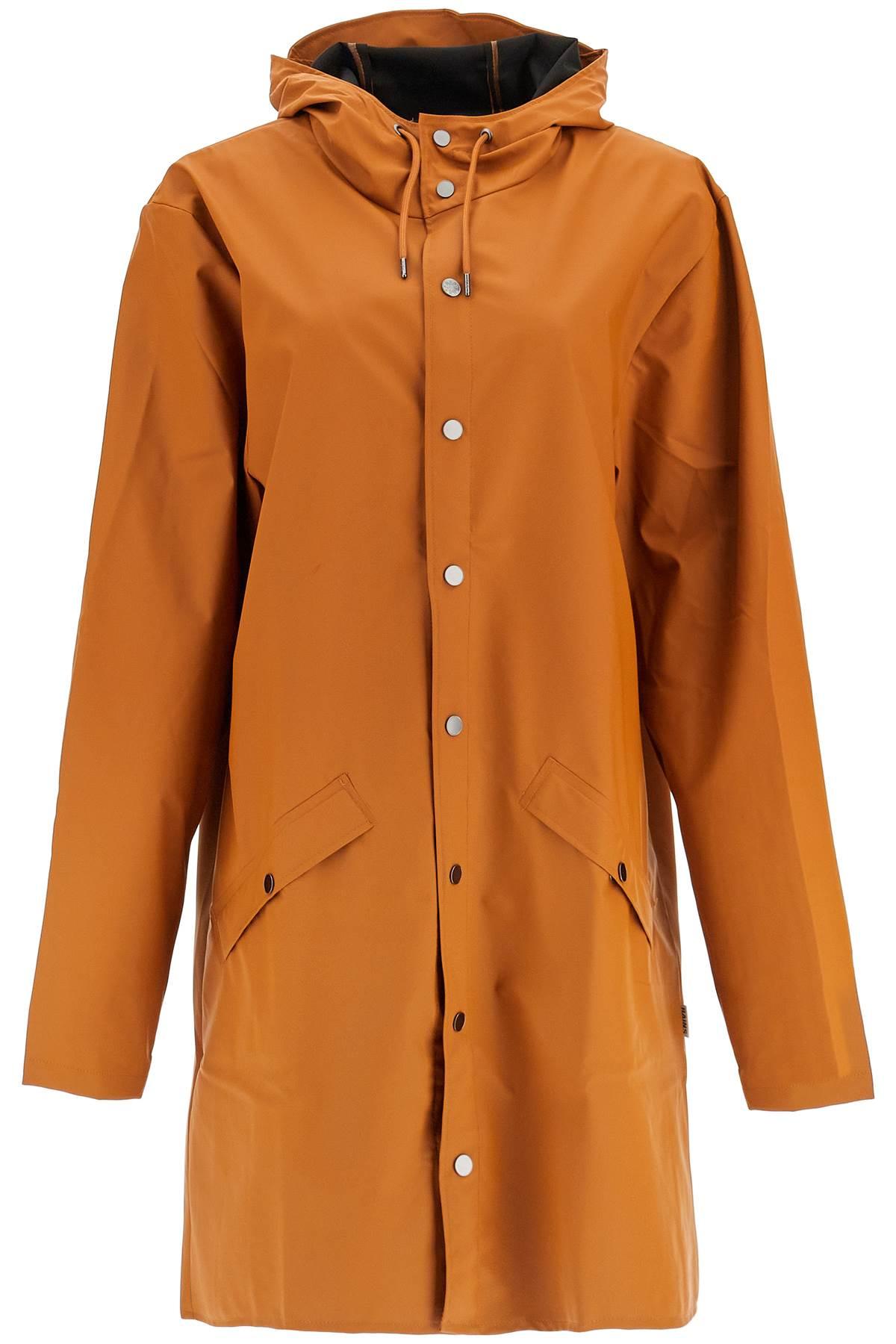 Rains Long Rain Jacket in Orange Lyst UK