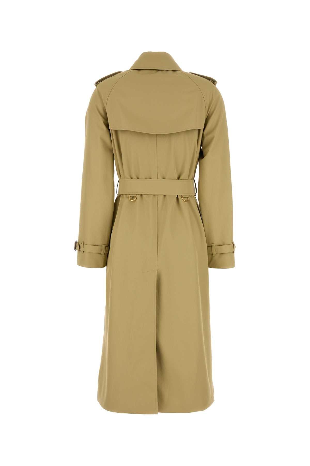 【関税&送料込】Burberry Sage Green Gabardine Waterloo Trenc Designer Burberry Waterloo Trench Coats for Women - Up to 76