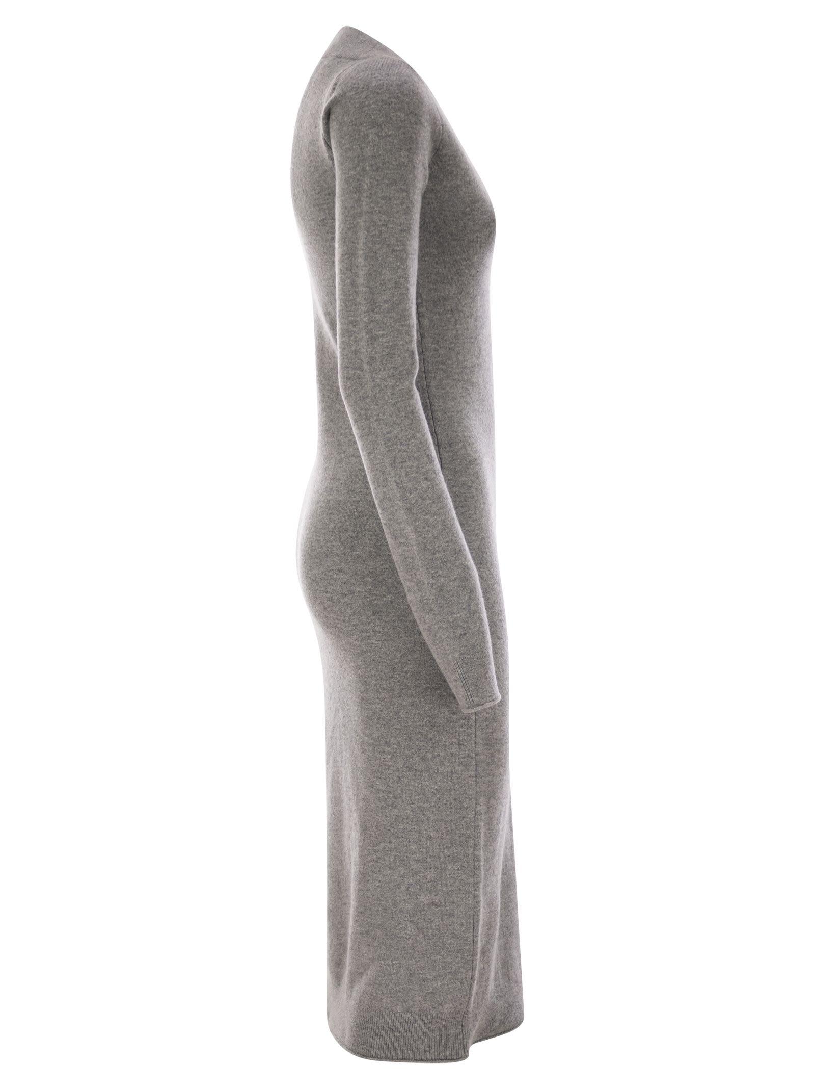 Sportmax Women´s Grey Angizia Cashmere Blend Knit Dress