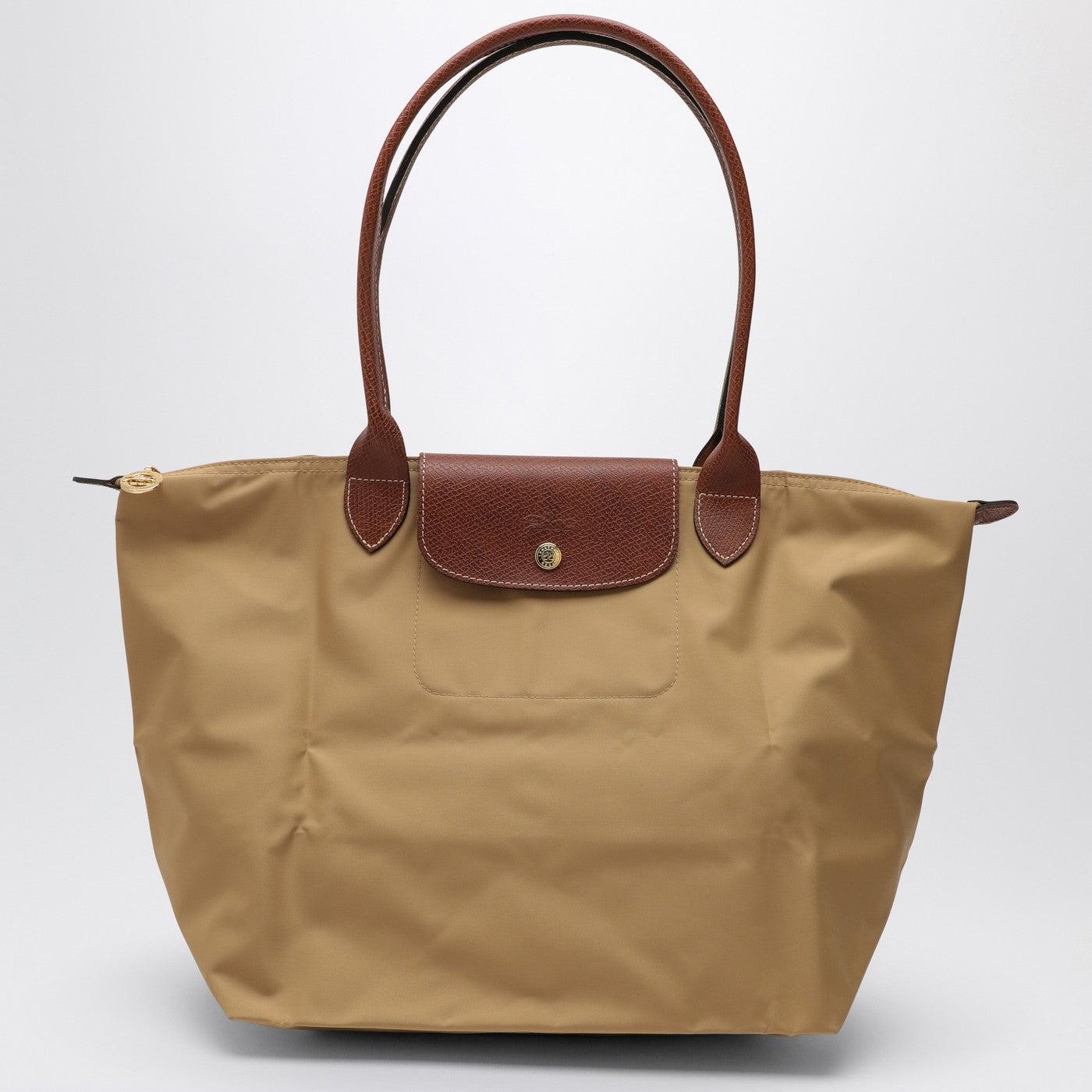 【関税&送料込】Longchamp Fawn-Coloured Le Pliage Original M Le Pliage Original M Handbag Fawn - Recycled canvas