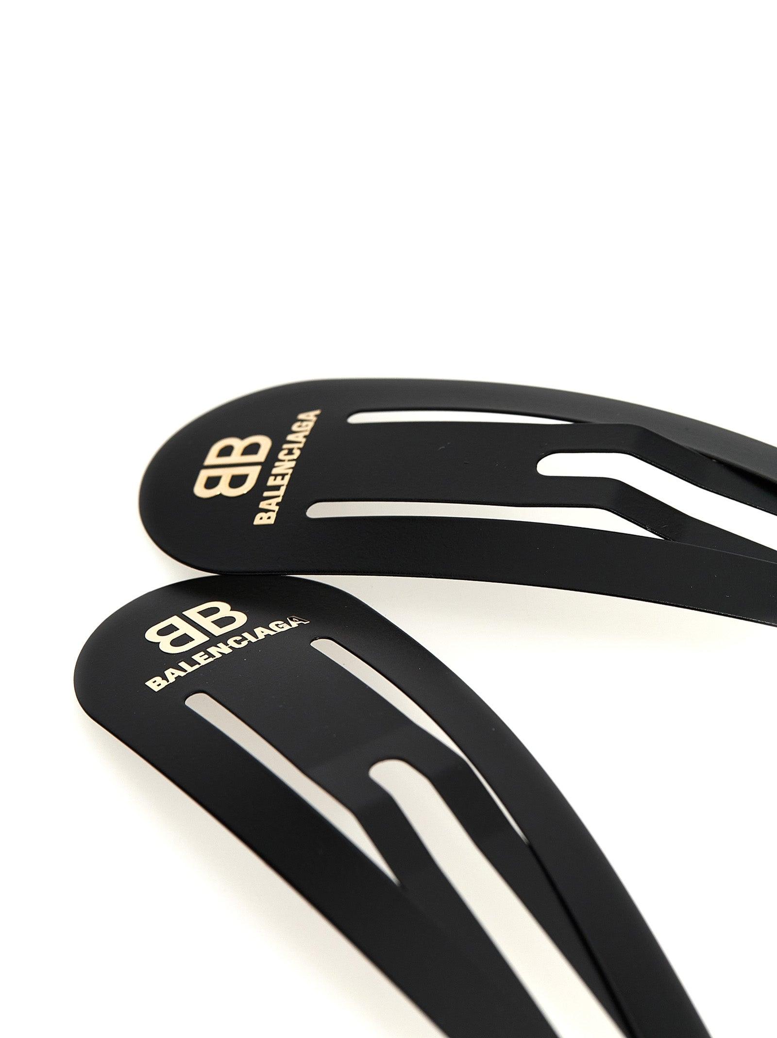 Balenciaga 2 'Holli Xxl' Hair Pins in Black | Lyst