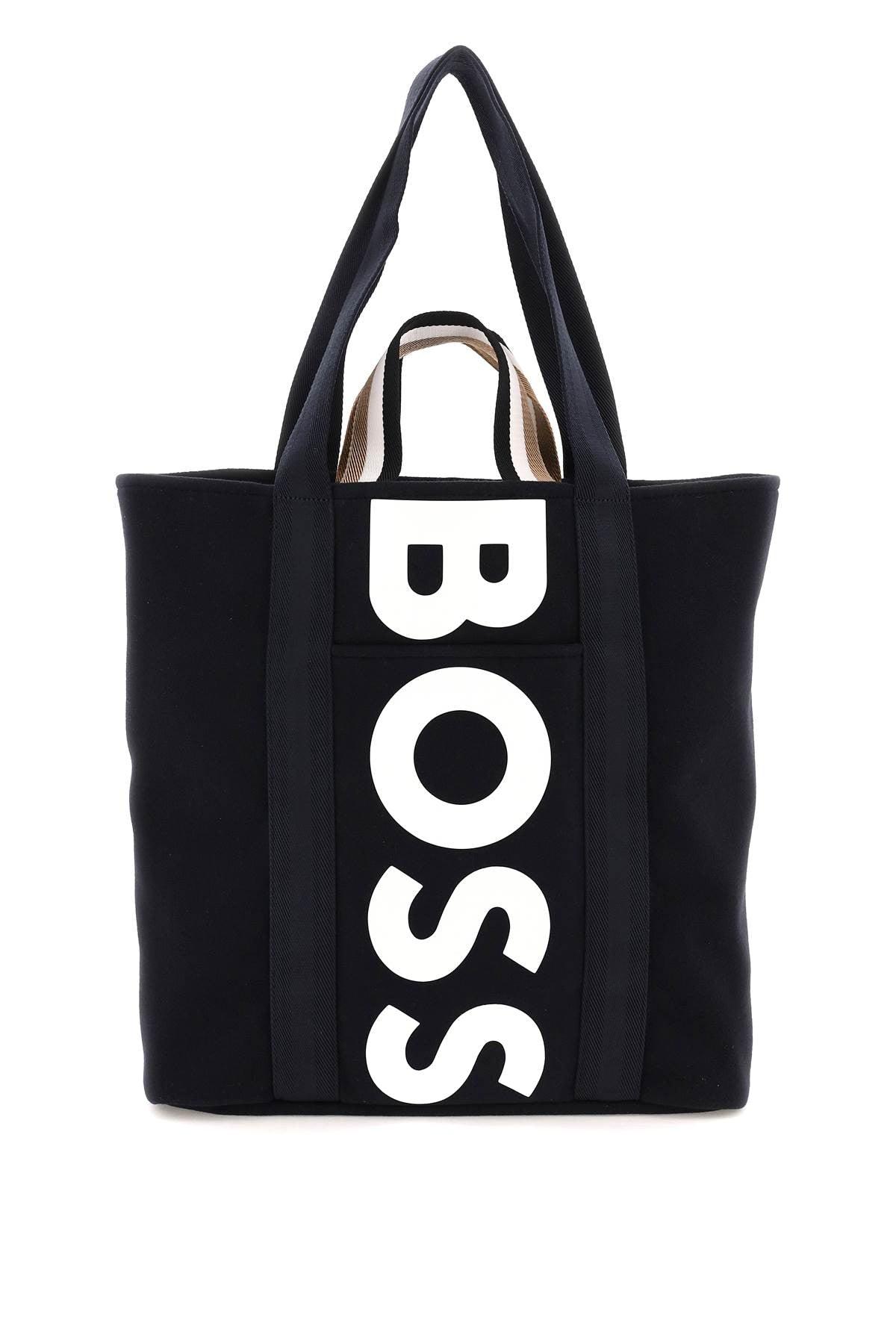 BOSS by HUGO BOSS 'deva' N-s Tote Bag Blue Technical in Black | Lyst