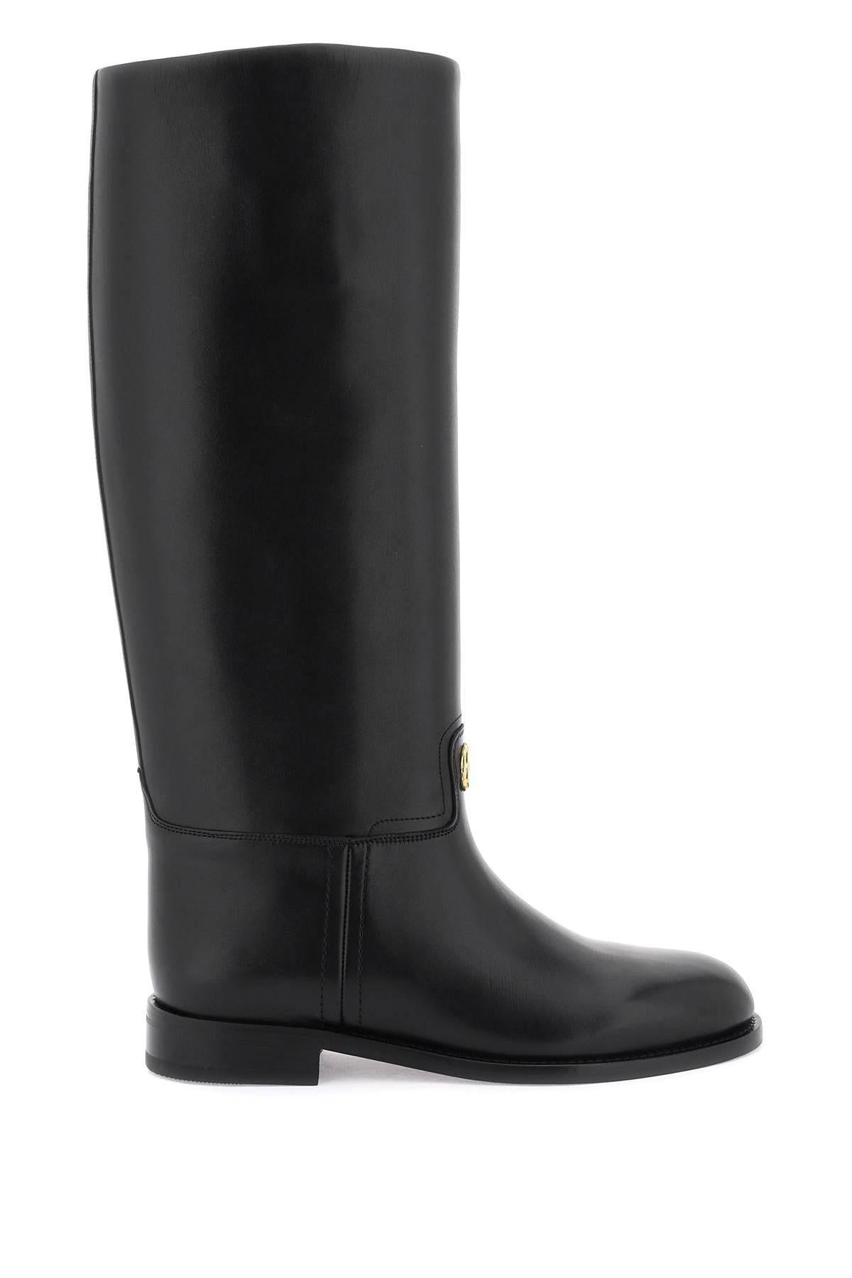 Bally Leather Huntington Boots in Black Lyst