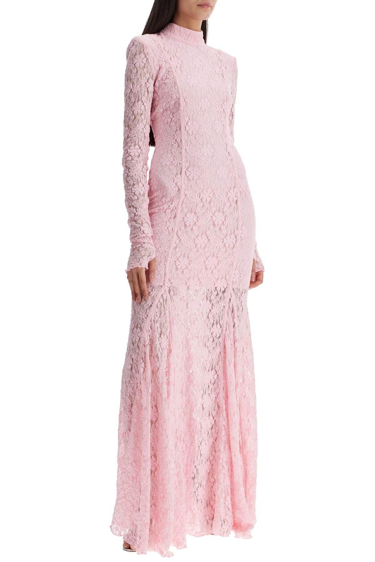 cream lace dress with sleeves Kalia Long Sleeve Lace Midi Dress Cream main image 1