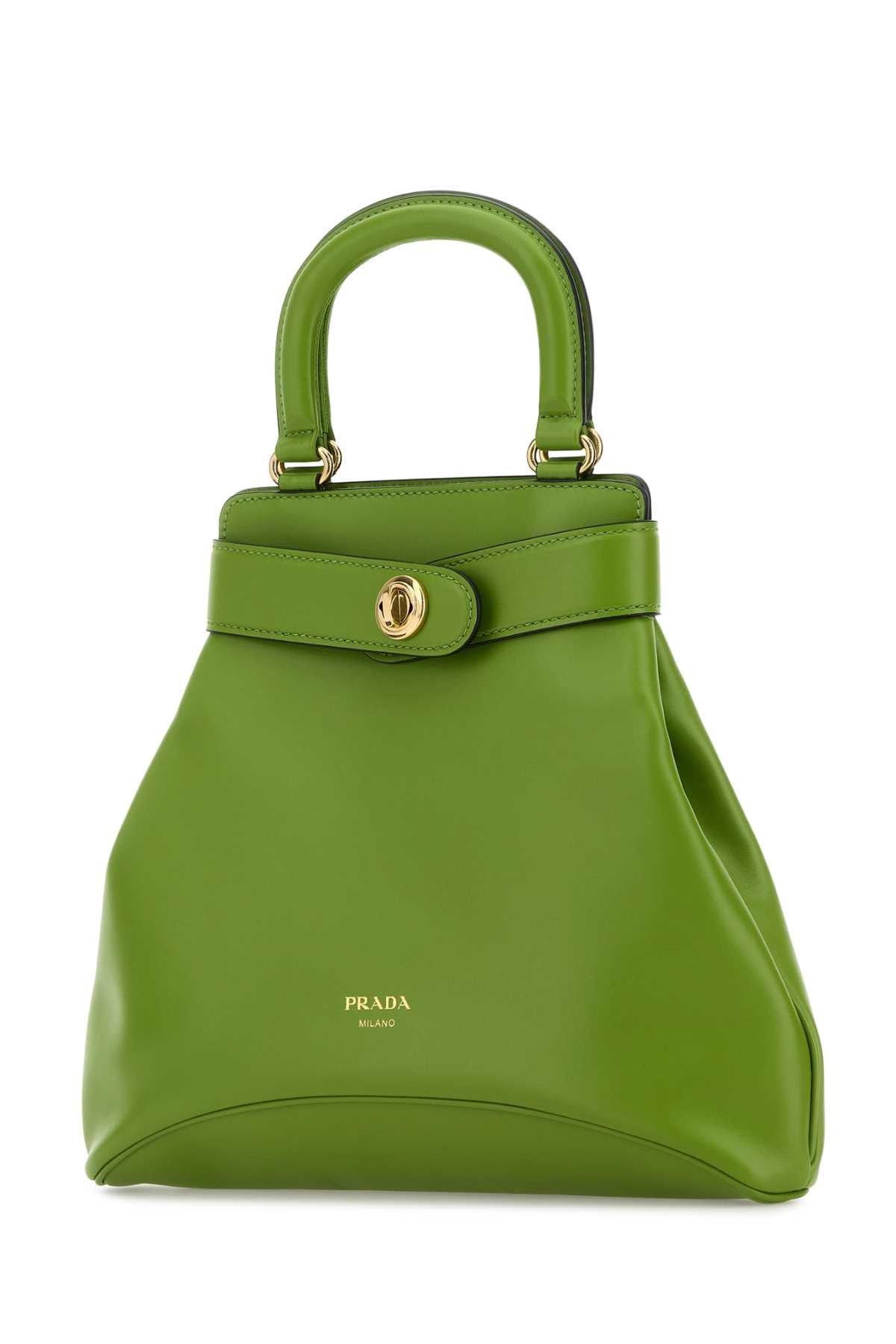 Prada Handbags in Green | Lyst