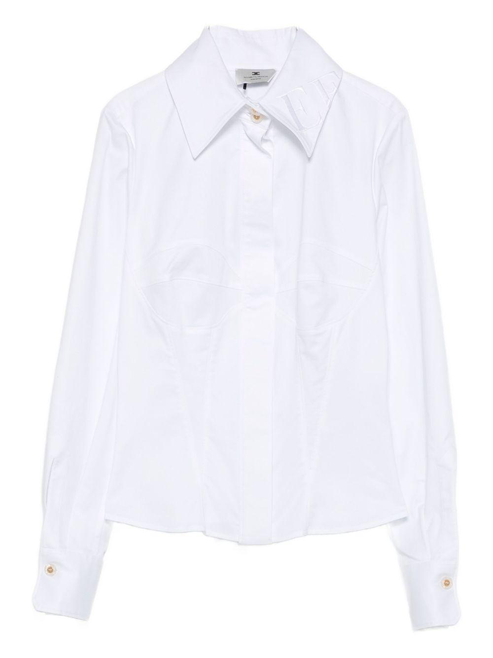 ELISABETTA FRANCHI♡クロップドシャツ♡ホワイト Elisabetta Franchi Tops for Women | Online Sale up to 56