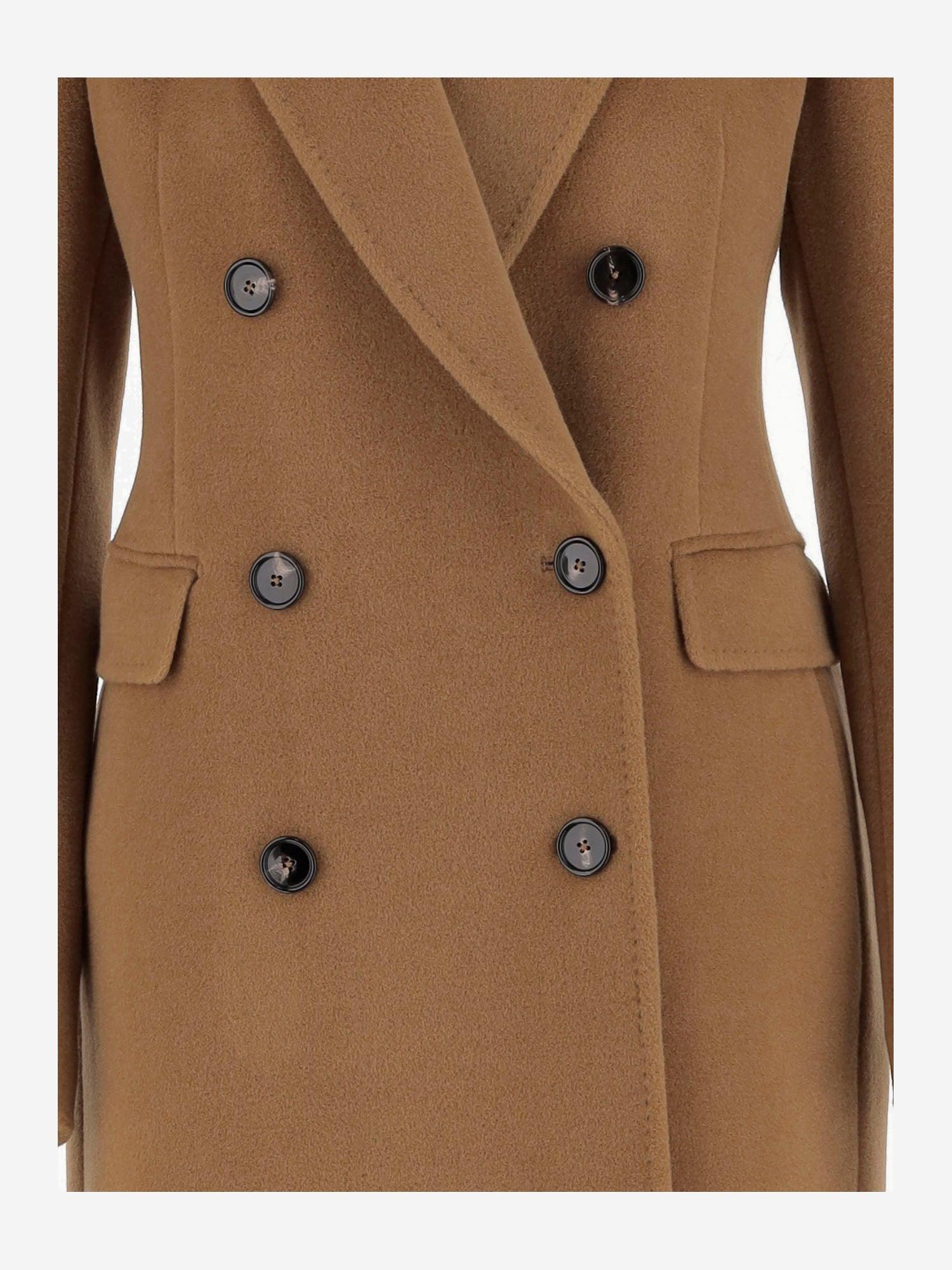 コート TAGLIATORE LONG COAT W/BELT (DOLLY.D70004 A1137 724 BEIGE) Tagliatore Blanche women's coat in alpaca and wool