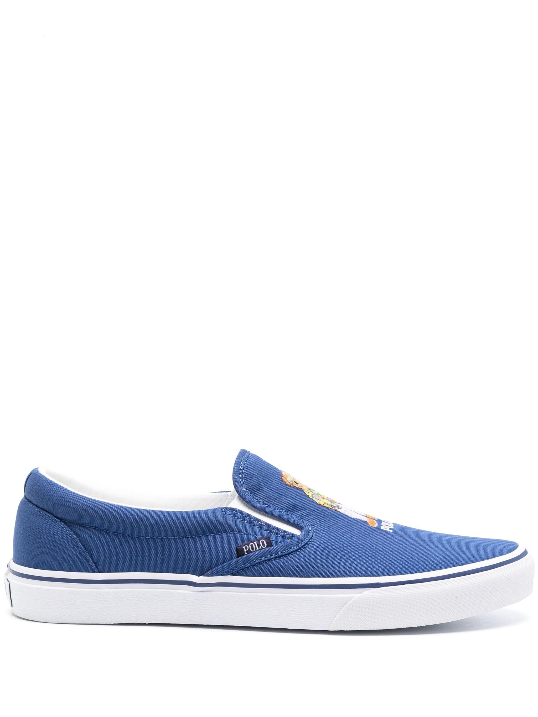Polo Ralph Lauren Keaton Polo Bear Slip-on Sneaker in Blue for Men 
