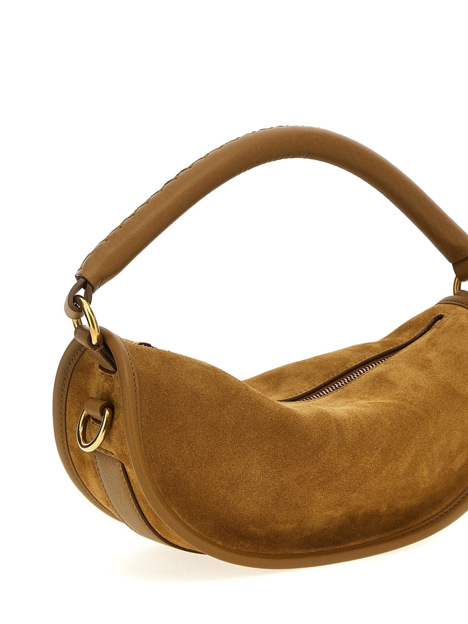 ショルダーバッグ・ポシェット Burberry \"B Clip\" Shoulder Bag Brown Burberry 'B Clip' Mini Shoulder Bag in Brown | Lyst