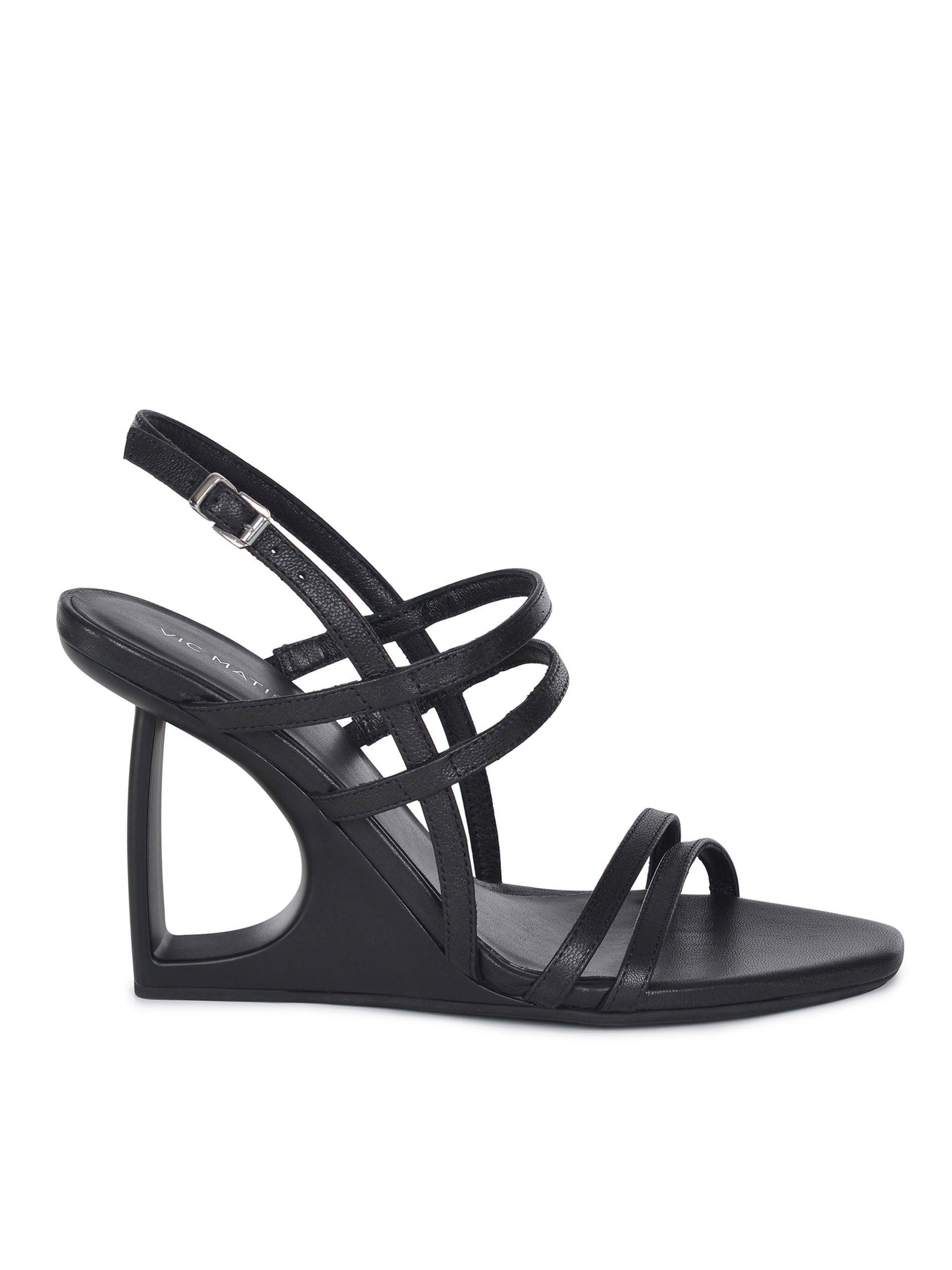 サンダル・ミュール Vic Matie Mid Sculpted Heel Sandals Heeled sandal Vic Matie in leather - Guidi Calzature - Sales