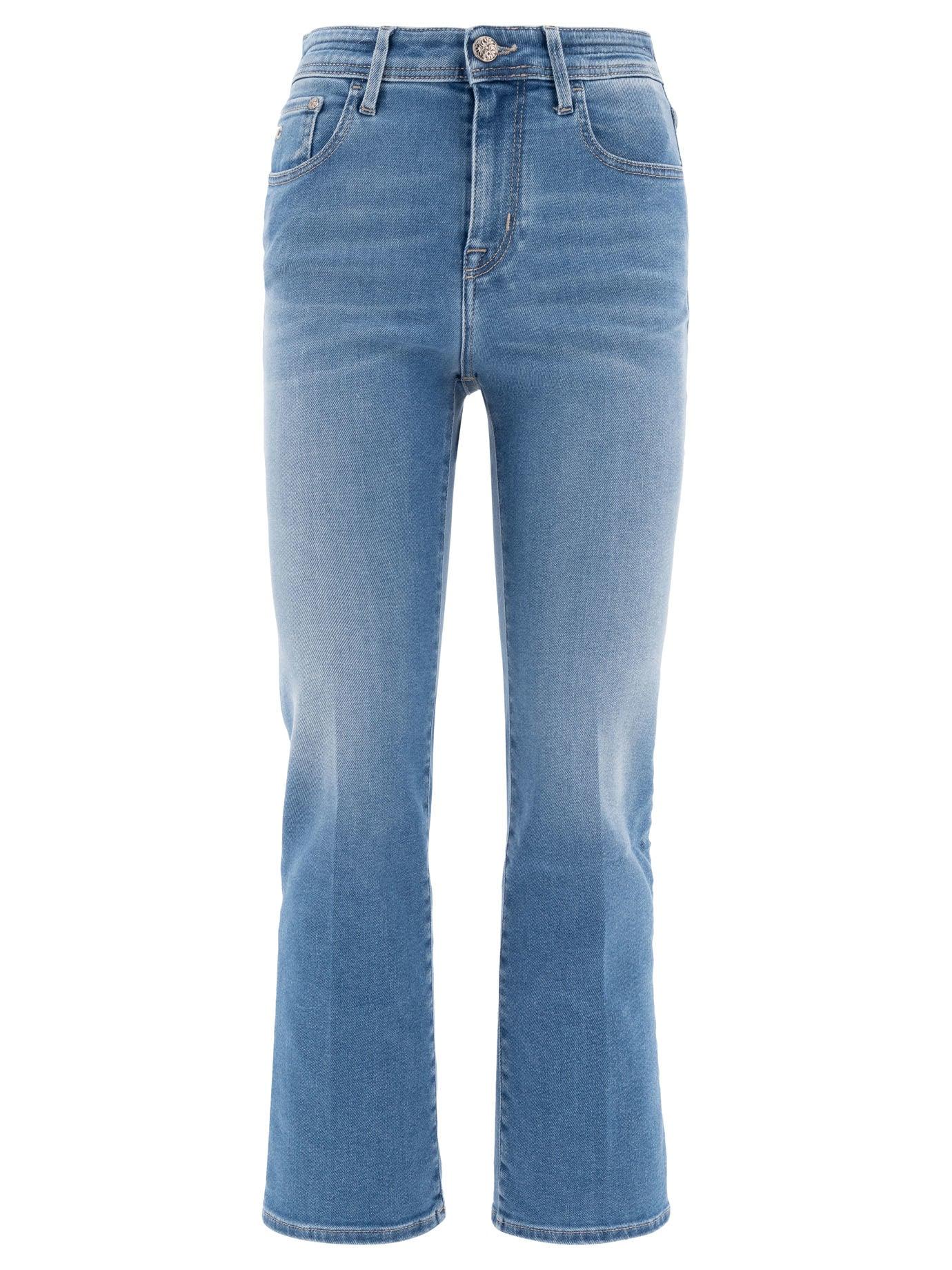デニム・ジーパン Jacob Cohen \"Kate Crop\" jeans Light blue Kate Crop Straight 5 Pocket Jeans in Light Blue Comfort