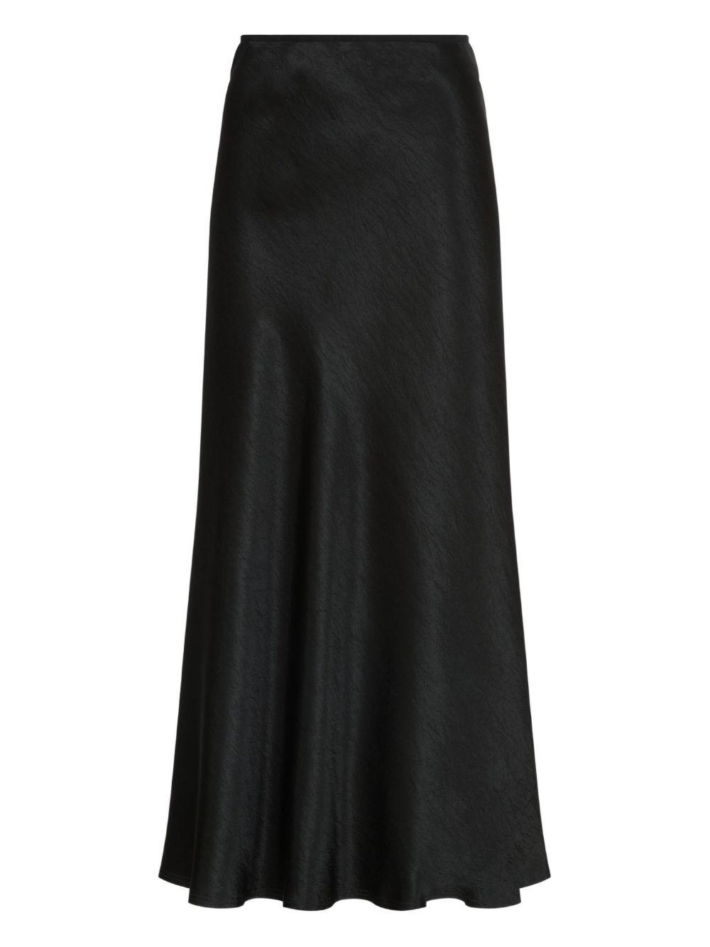 スカート MAISON MARGIELA Women Skirts SI0MA0003 White Painted Denim Maxi Skirt by Maison Margiela on Sale