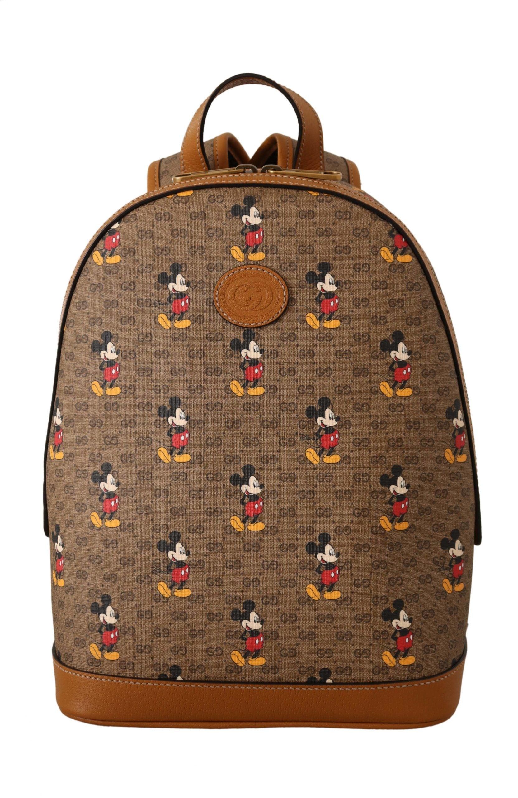 Deliberadamente Los Alpes Cartero Mochila x Disney Collabo Mickey Mouse Gucci de color Marrón | Lyst