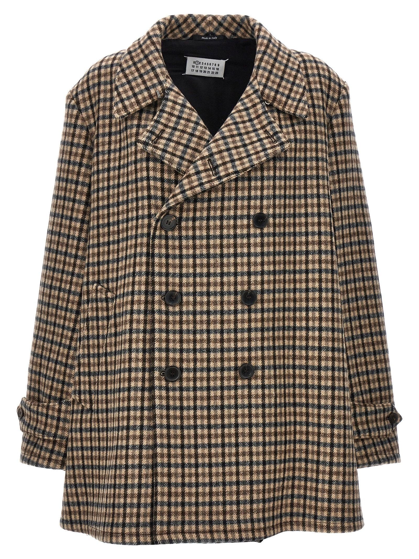 Maison Margiela 14 10AW Block Check Coat