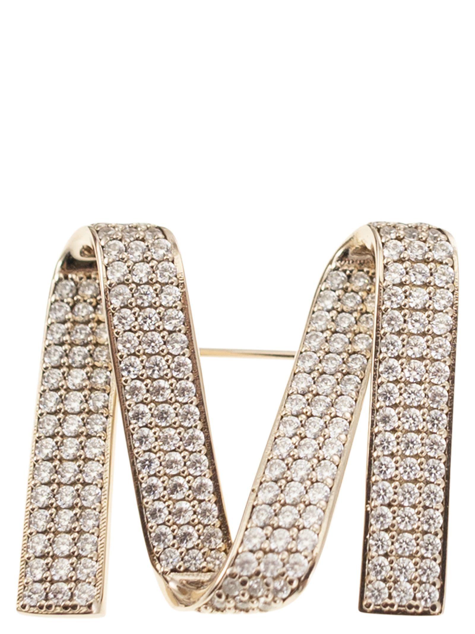 アクセサリーその他 Max Mara MGROSGRAINPIND - M pin with rhinestones 4756125106001-a-mgrosgrainpind.jpg
