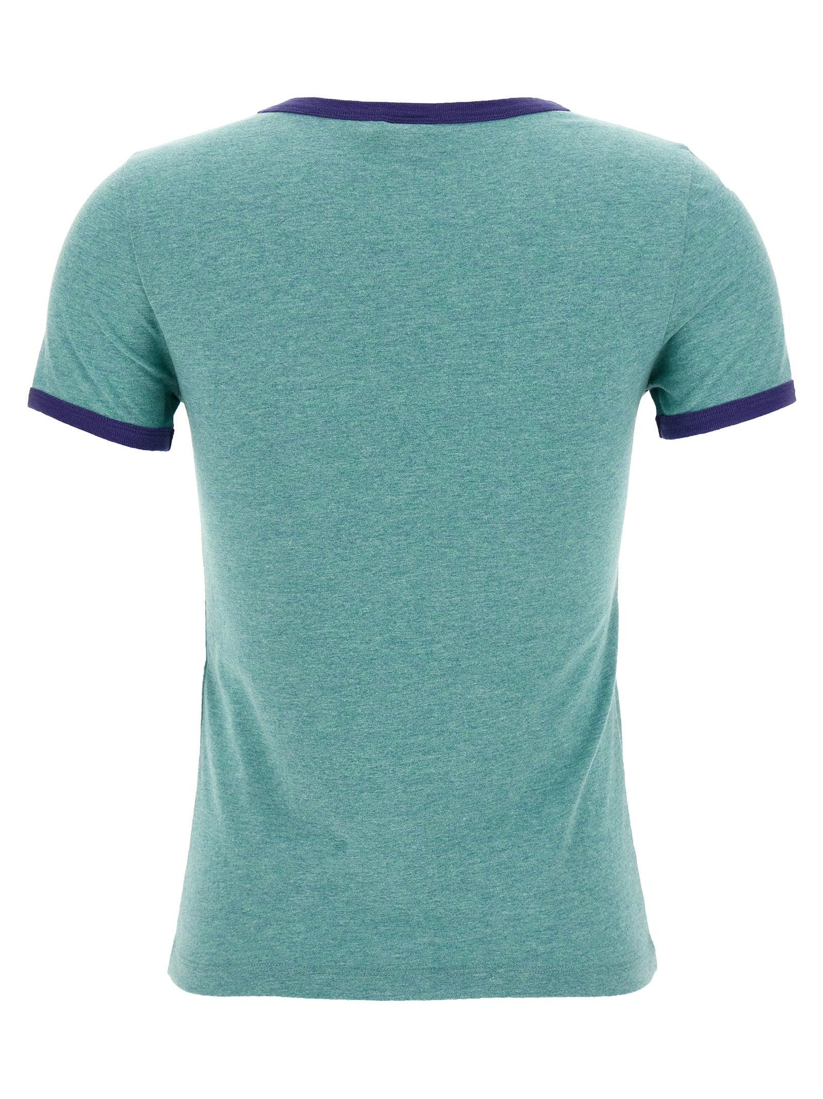 Tシャツ・カットソー CHLOE GREEN AND PURPLE COTTON T-SHIRT Chloé Green And Purple Cotton T-shirt | italist