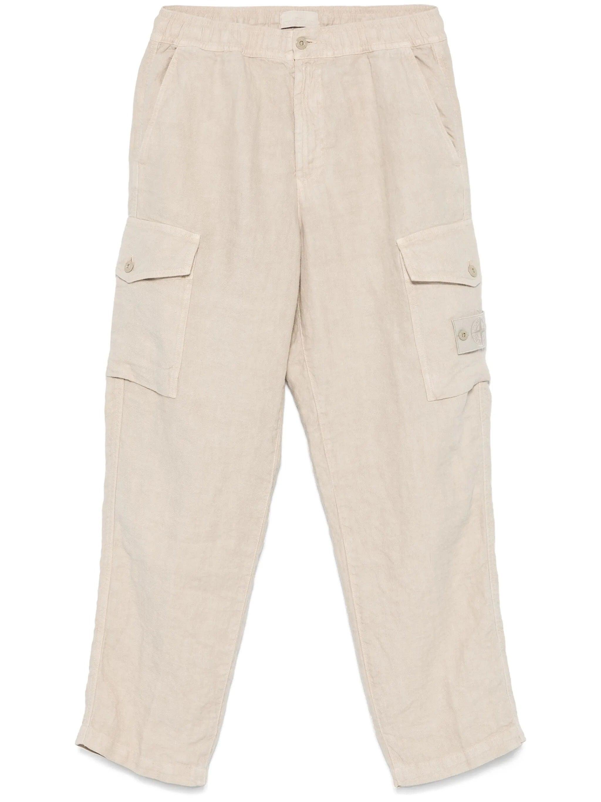 Stone Island Pants Regular Ghost in Natural for Men | Lyst Canada