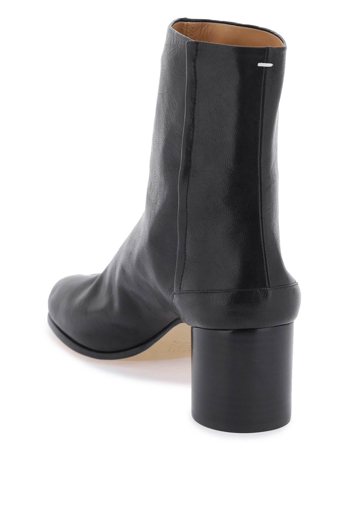 80mm Tabi Vintage Leather Ankle Boots