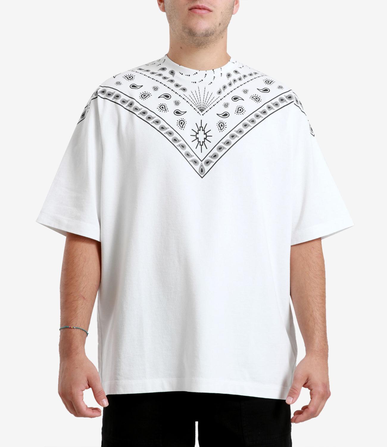 MARCELO BURLON｜SHORT-SLEEVED ROUND NECK T-SHIRTS (CMAA0 Marcelo Burlon County Of Milan necklace-print short-sleeve T