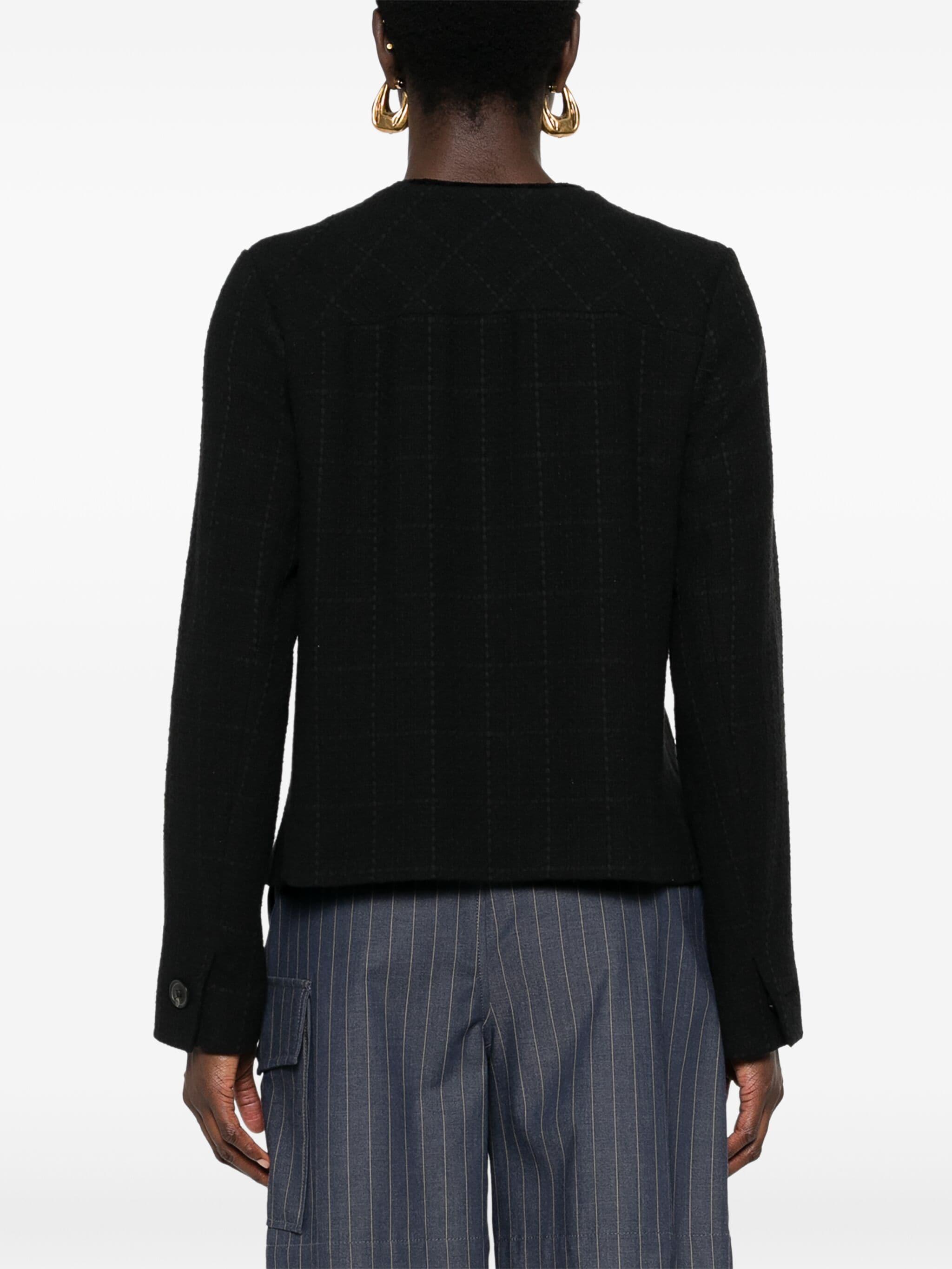 A.P.C｜JACKETS (VESTE STELLA (COHAF F02885 AAD)) Stella jacket | Tweed blend in mini tartan | A.P.C. Ready to
