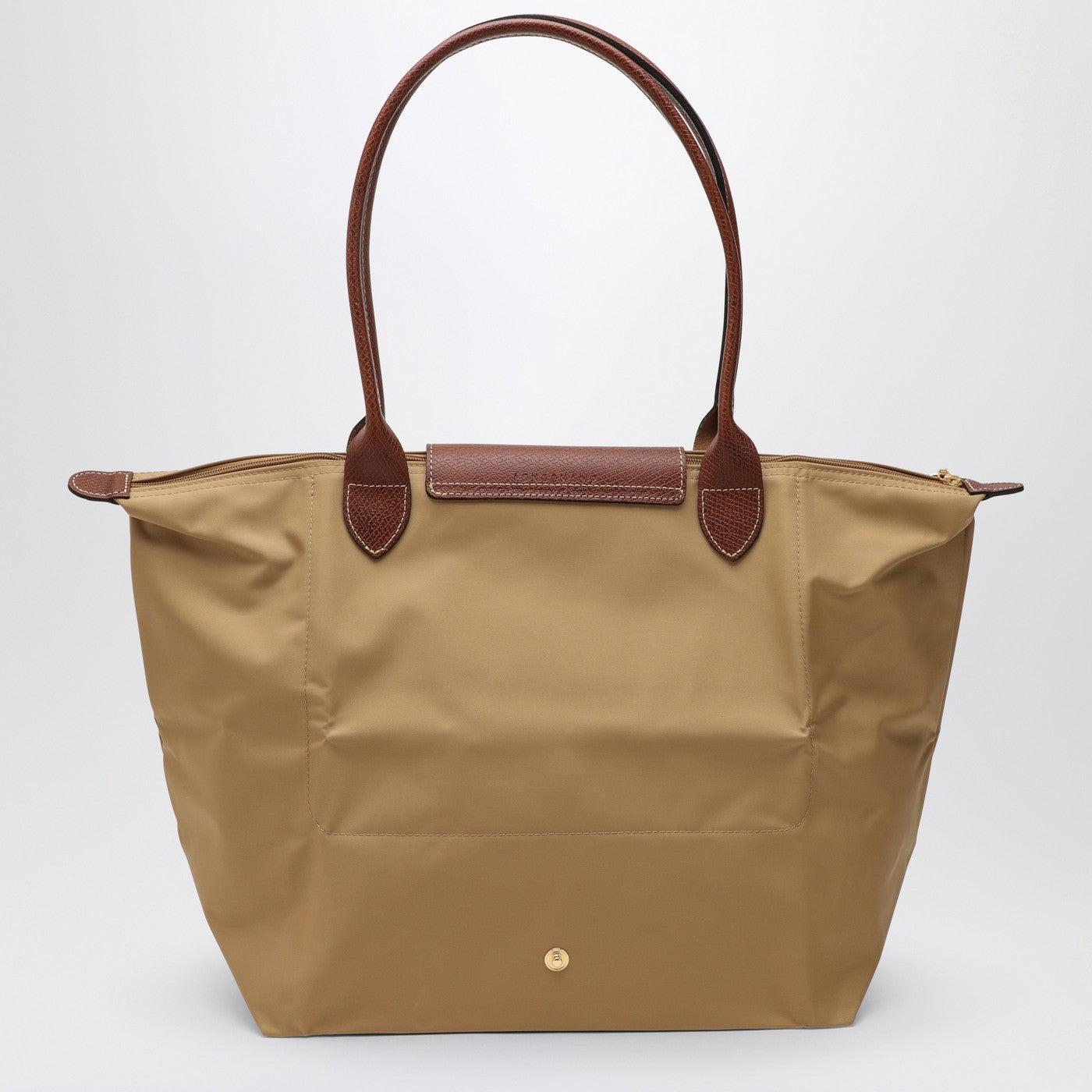 【関税&送料込】Longchamp Fawn-Coloured Le Pliage Original L Le Pliage Original L Tote bag Fawn - Recycled canvas