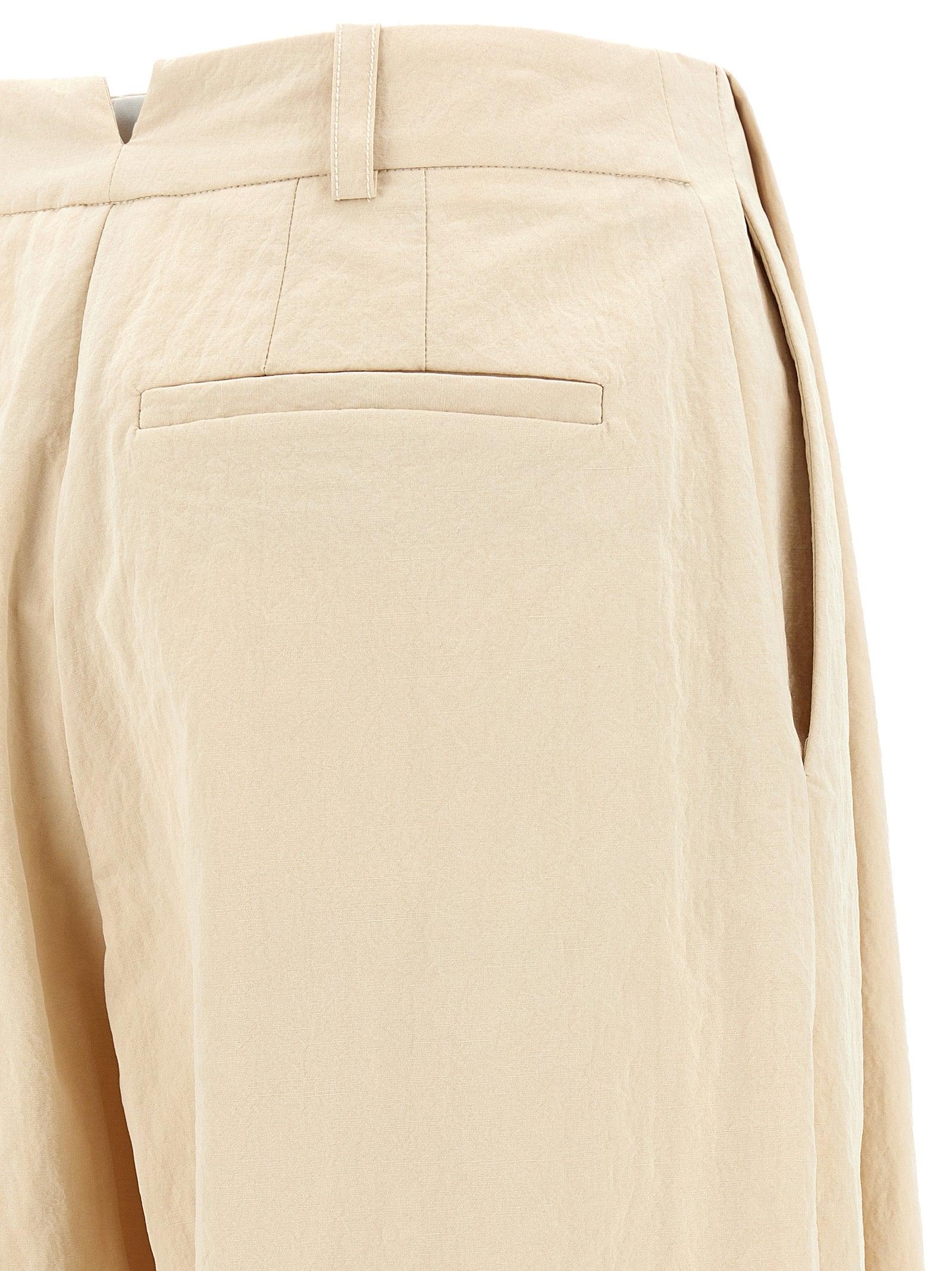 パンツ JACQUEMUS Jacquemus Le Pantalon Calisson Pants Jacquemus 'Le Pantalone Calisson' Pants in Natural | Lyst