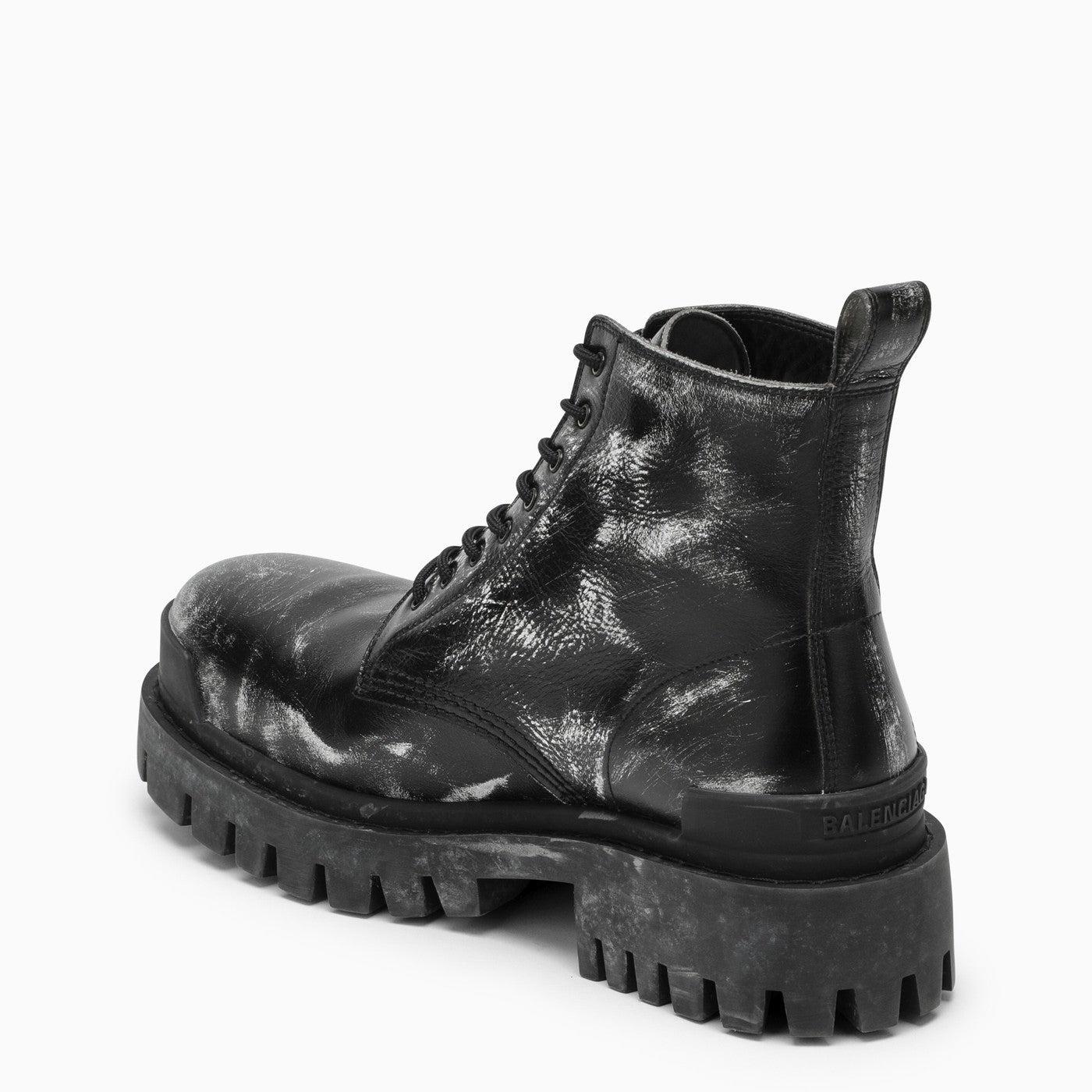 Balenciaga Black Lace-up Boot for Men | Lyst