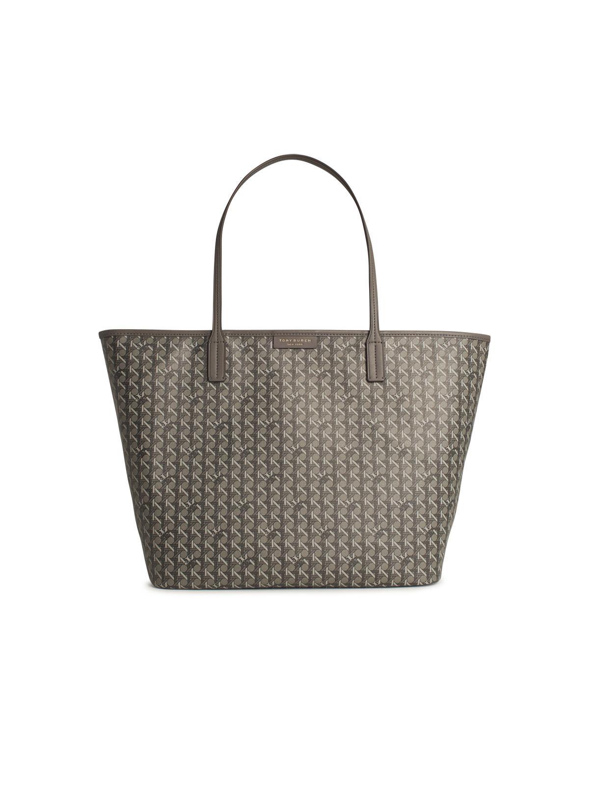 トートバッグ Tory Burch Ever-Ready' Large Shopping Bag In Grey Fabric Tory Burch 'Ever-Ready' Large Shopping Bag in Gray | Lyst