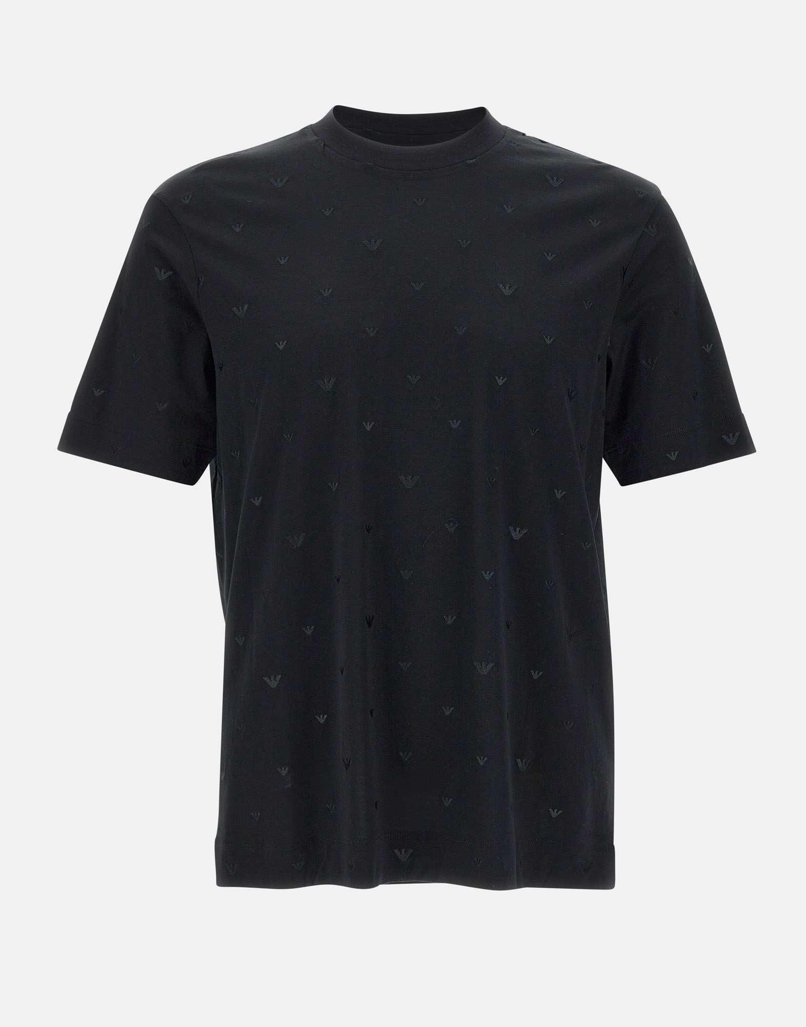 Emporio Armani T-Shirts And Polos in Black for Men | Lyst