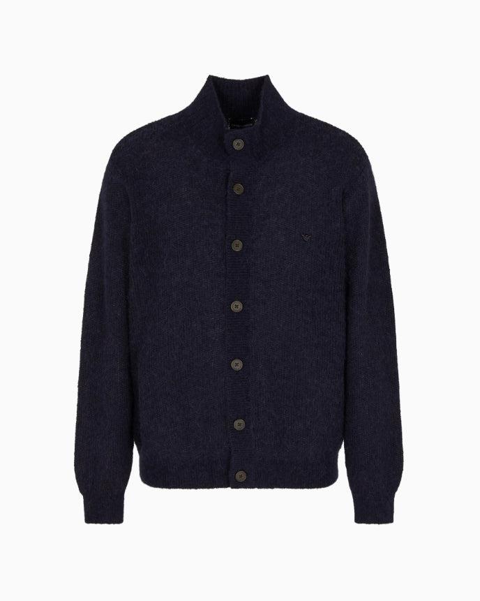トップス emporio armani knit cardigan EMPORIO ARMANI Knit Cardigan | SportsDirect.com USA