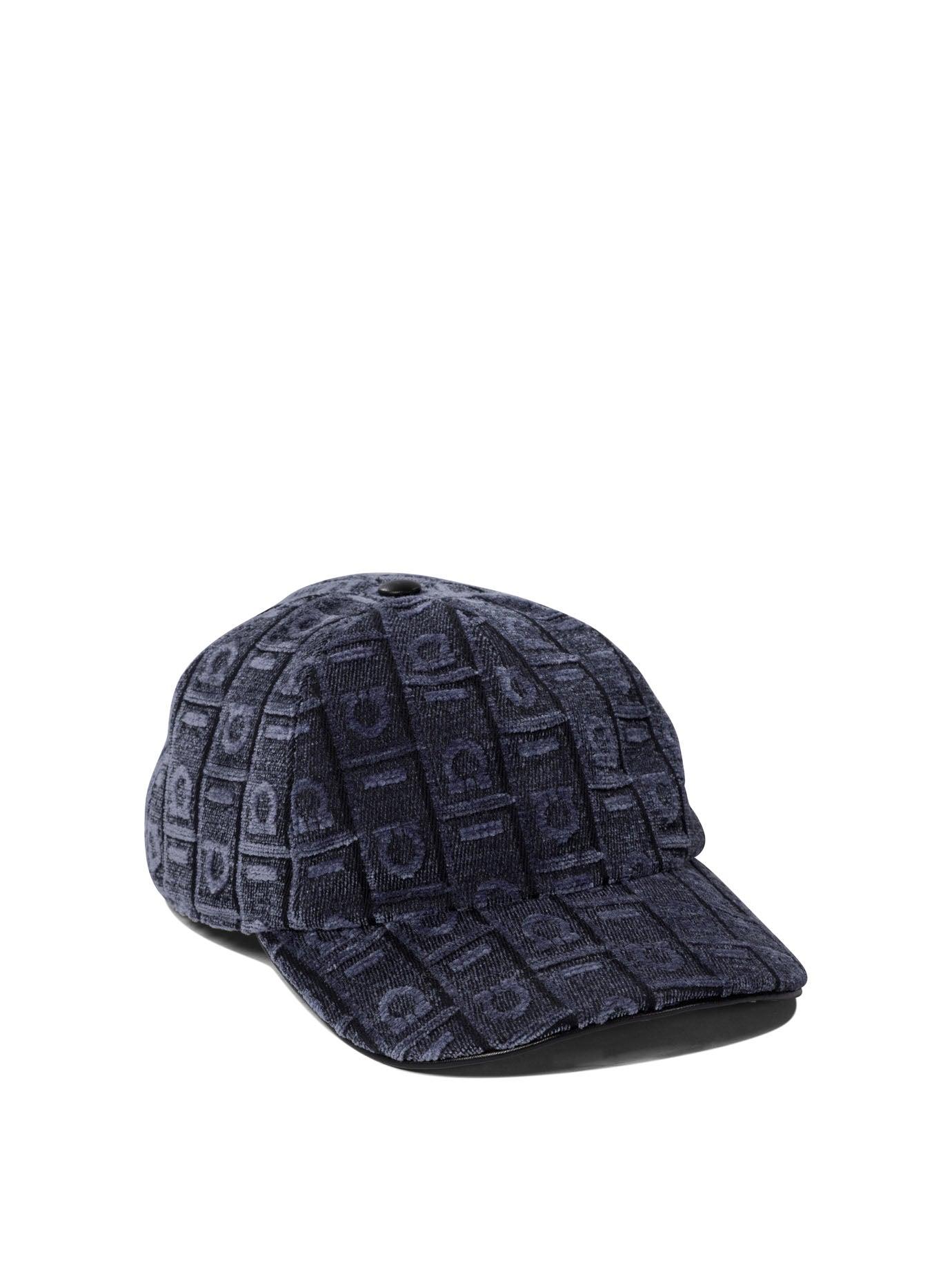 キャップ FERRAGAMO SS25 Hats (0780721) Ferragamo Blue Hat 0780721 by Lozuri – LOZURI®