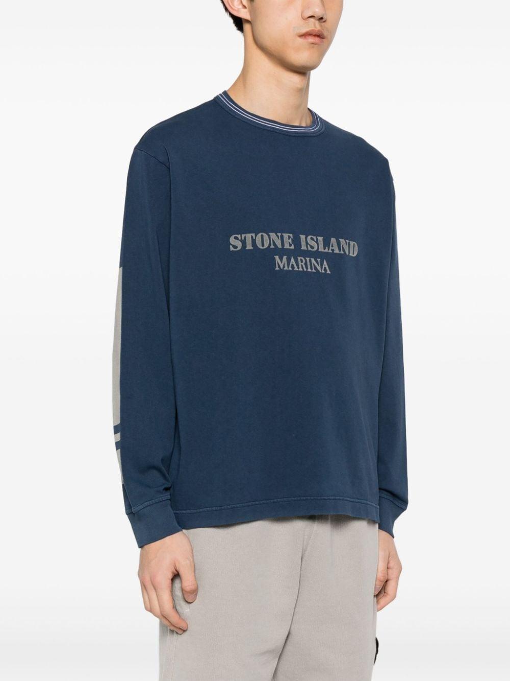 Stone Island Marina Long Sleeve T Shirt Stone Island Marina Men's