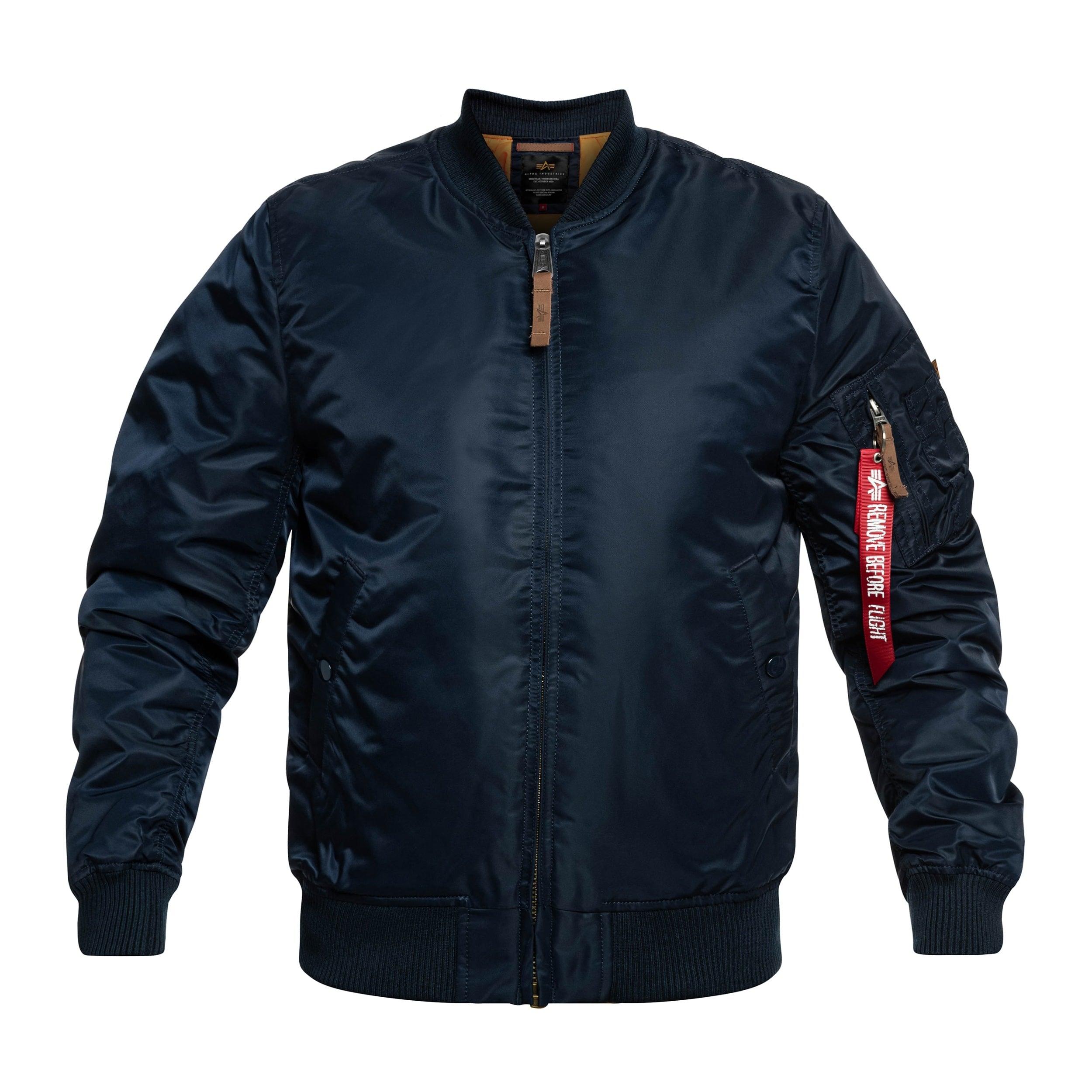 Alpha Industries Ma 1 Vf 59 Vintage Fit Bomber Jacket in Blue for