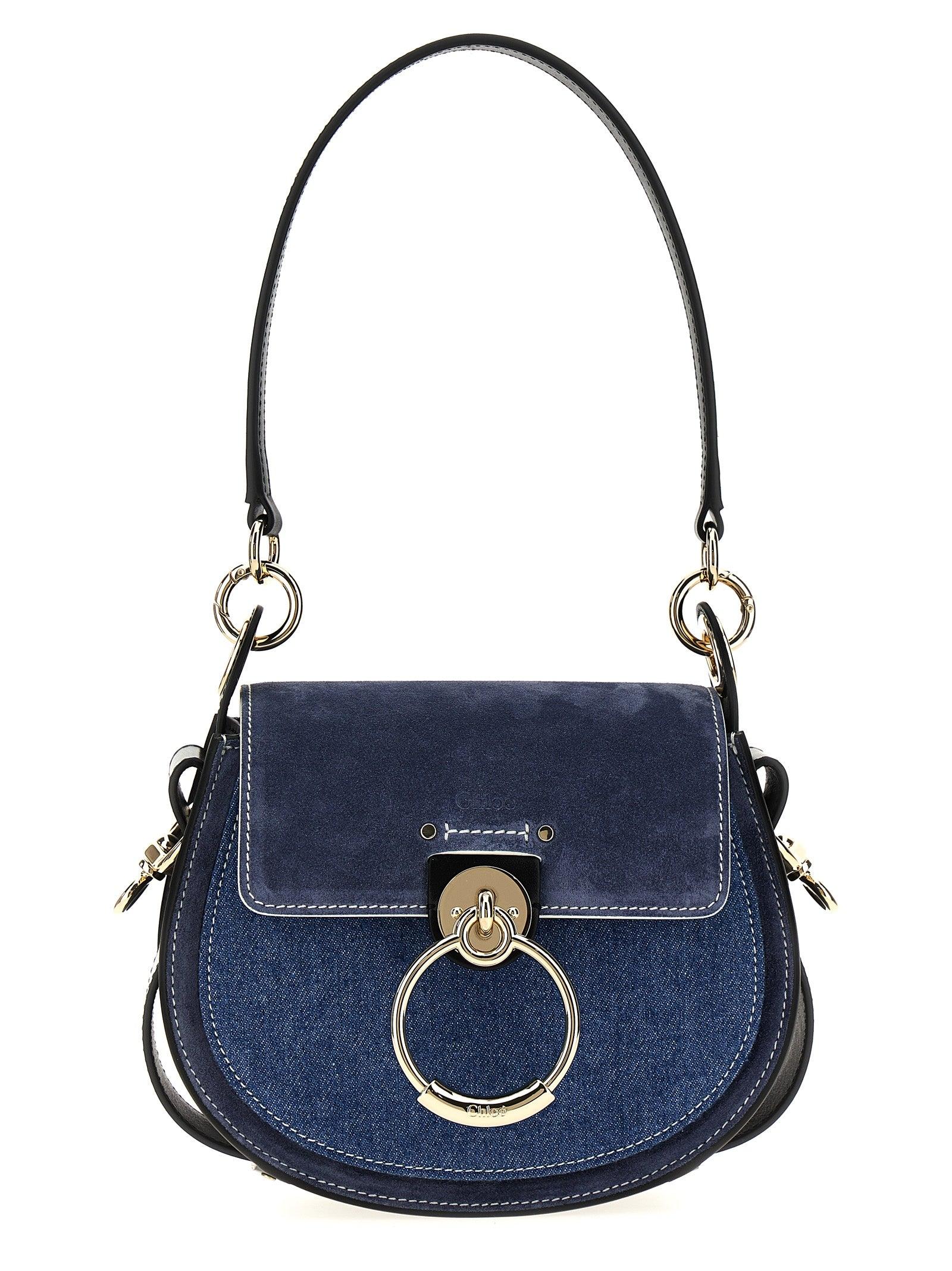 Chloé Tess Crossbody Bags in Blue | Lyst UK