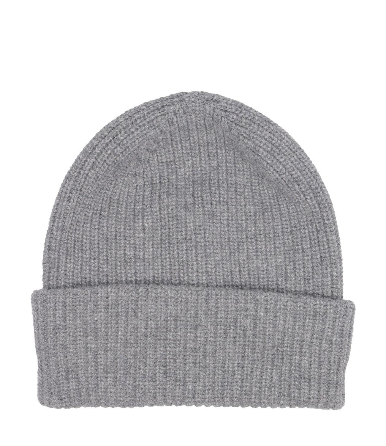 Weekend Max Mara grey felt packable hat Long wool coat, dark grey | Weekend Max Mara main image 2