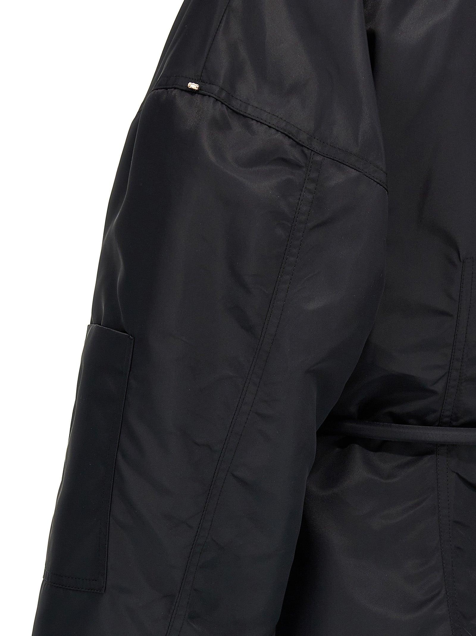SPORTMAX スポーツマックス ボンバージャケット Zebu Sportmax 'Zebu' Bomber Jacket in Black | Lyst