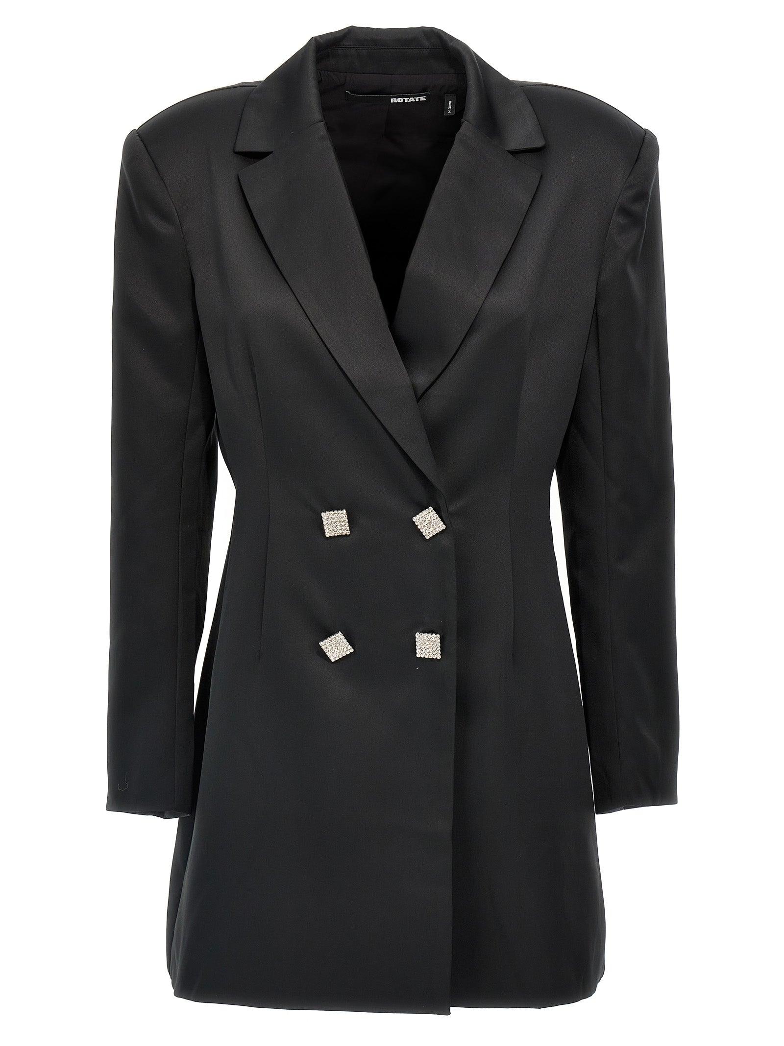 ワンピース ROTATE BIRGER CHRISTENSEN Blazer dress Black Flower Blazer Dress Black - ROTATE Birger Christensen
