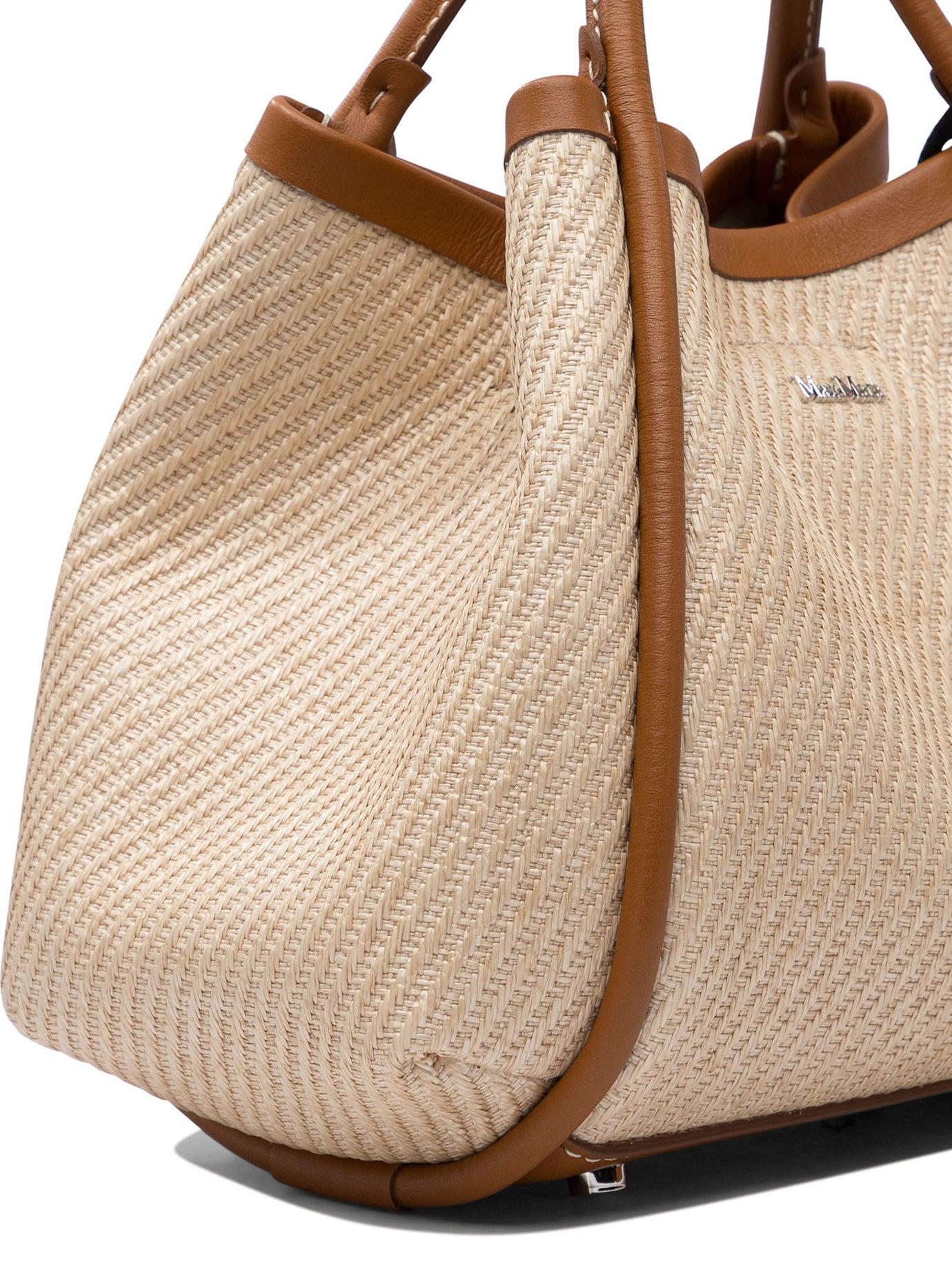 Max Mara Borsa Marine Extra Small in Natural | Lyst UK