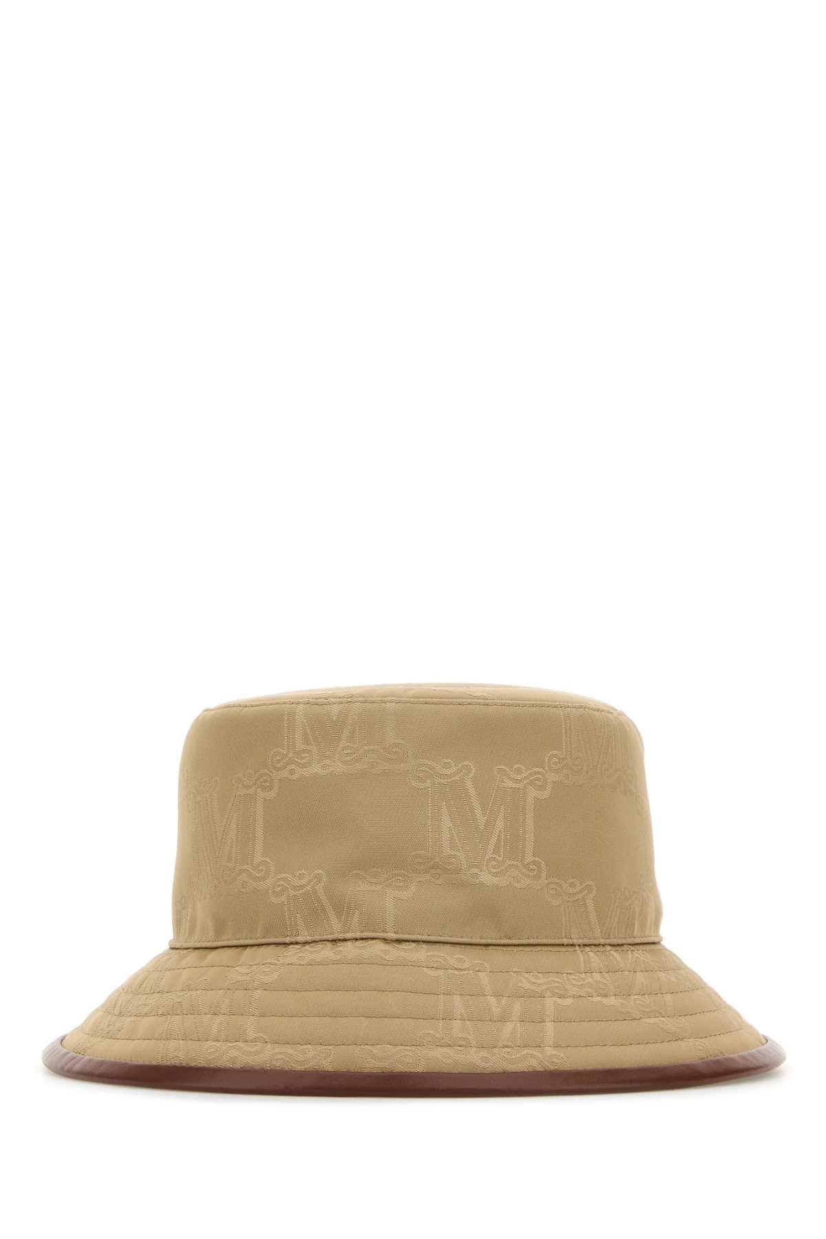 ハット Max Mara Embroidered Polyester Tessa Bucket Hat Max Mara Embroidered Polyester Tessa Bucket Hat in Natural