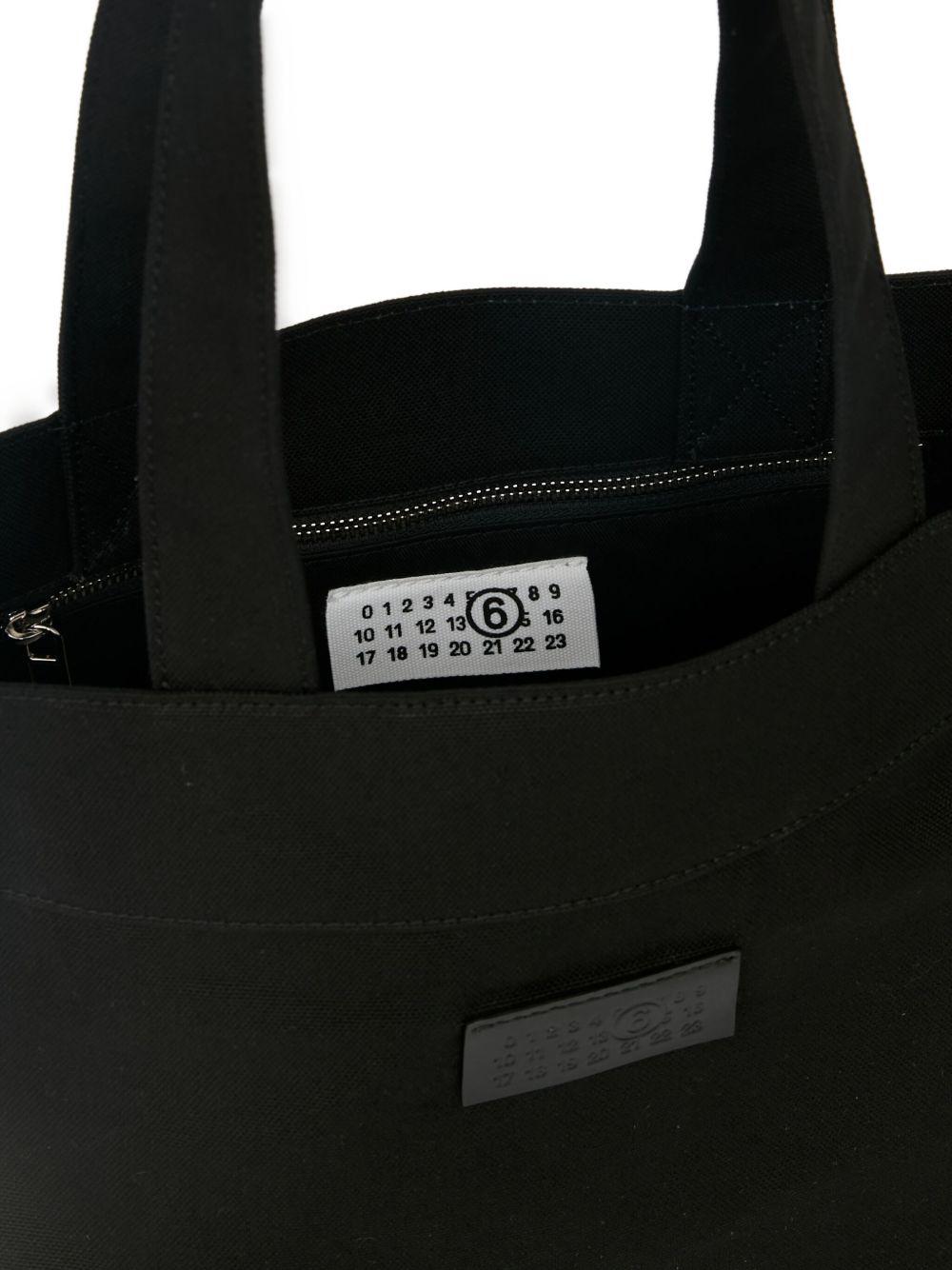 ★MM6 MAISON MARGIELA★REVERSIX CANVAS TOTE BAG★Blk MM6 by Maison Martin Margiela Reversix Canvas Tote Bag in