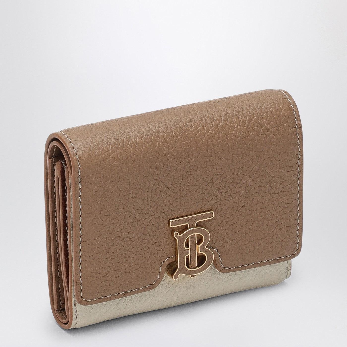 Burberry Mini Trifold Leather Wallet in Brown Lyst UK