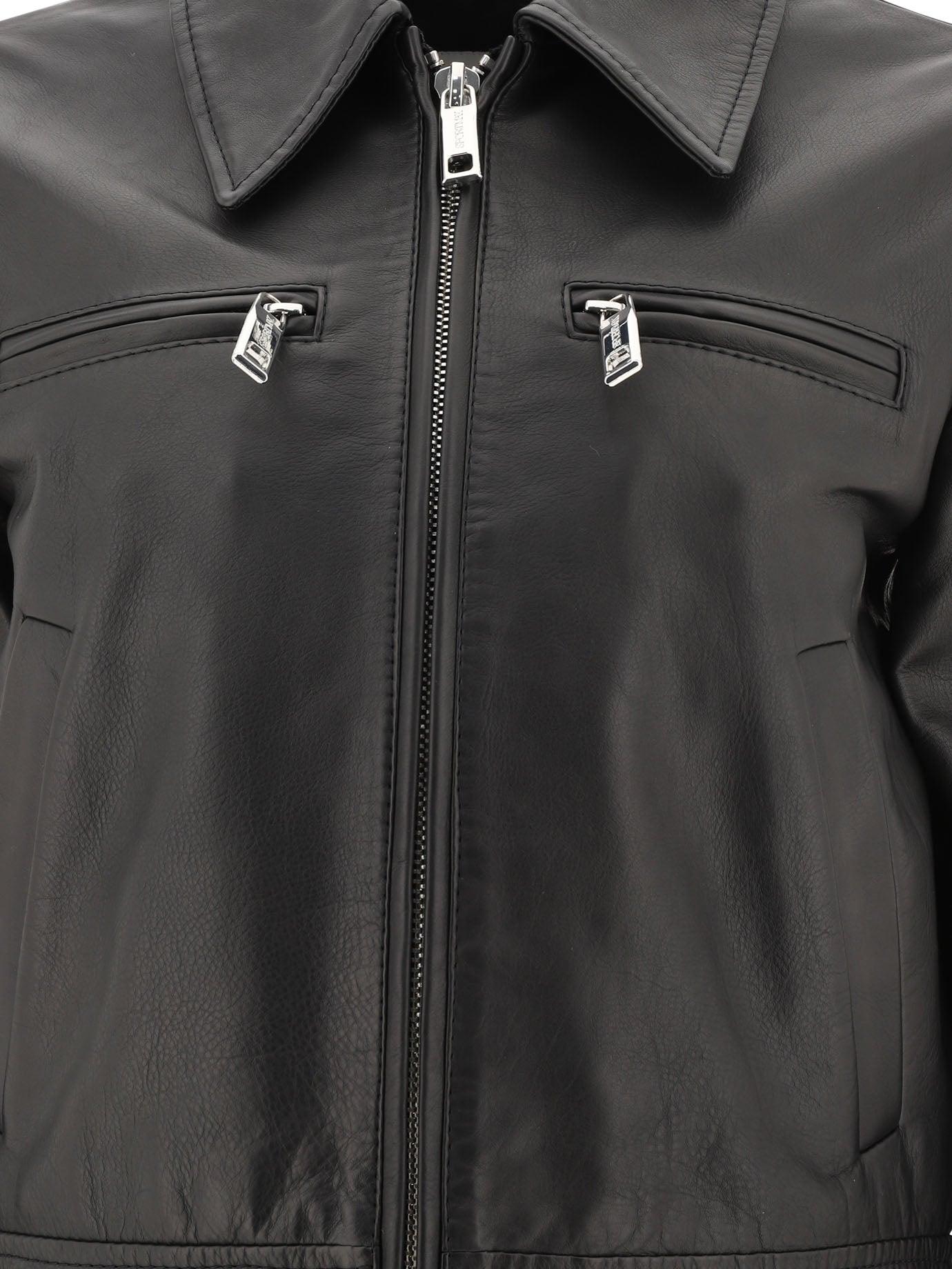 MAX MARA｜LEATHER JACKETS (BOLSENA (22446011 002 / 22446 MAX MARA Women's Black Bolsena leather jacket