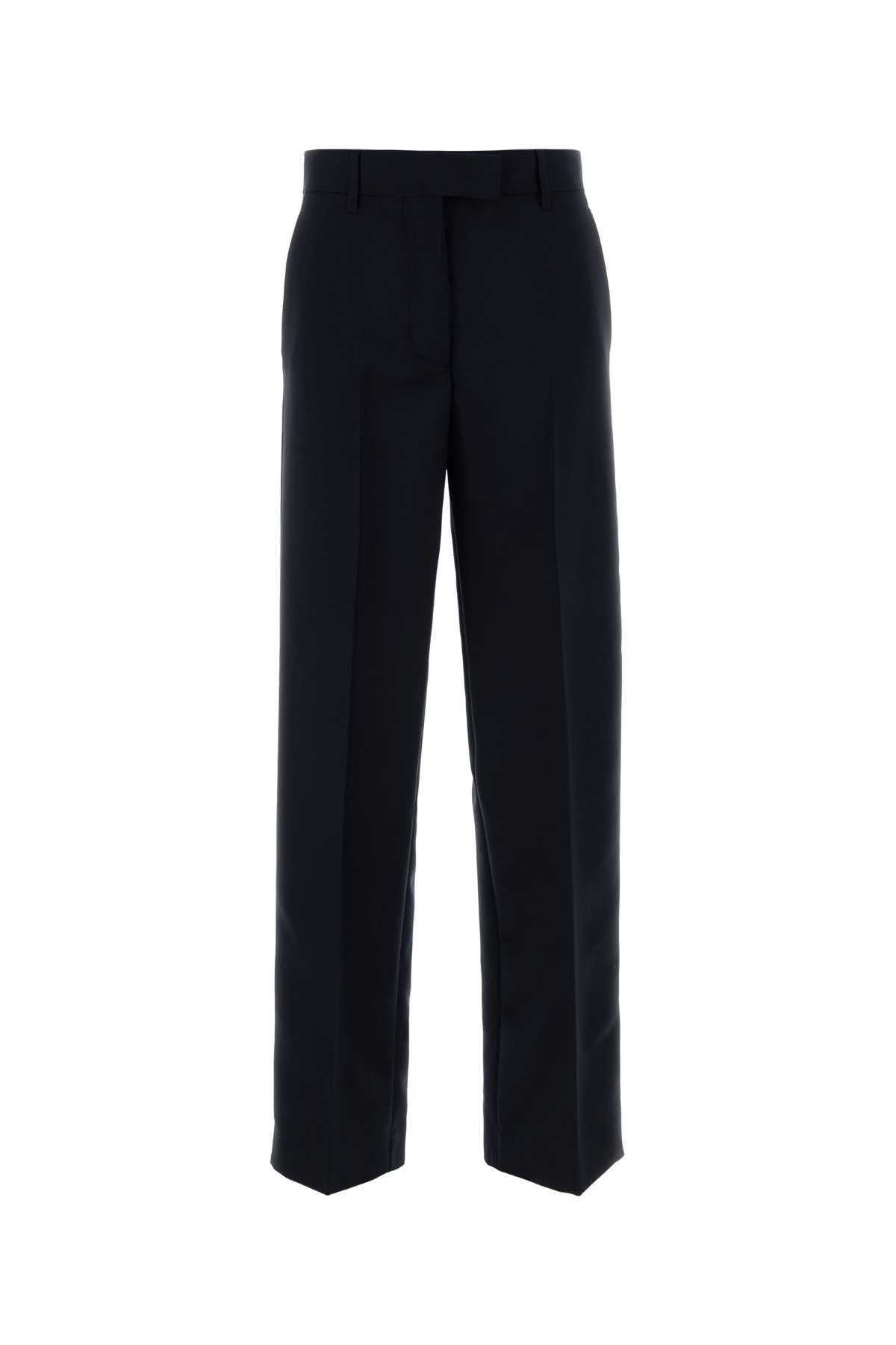 Archive miu miu flared slacks navy 【公式通販】