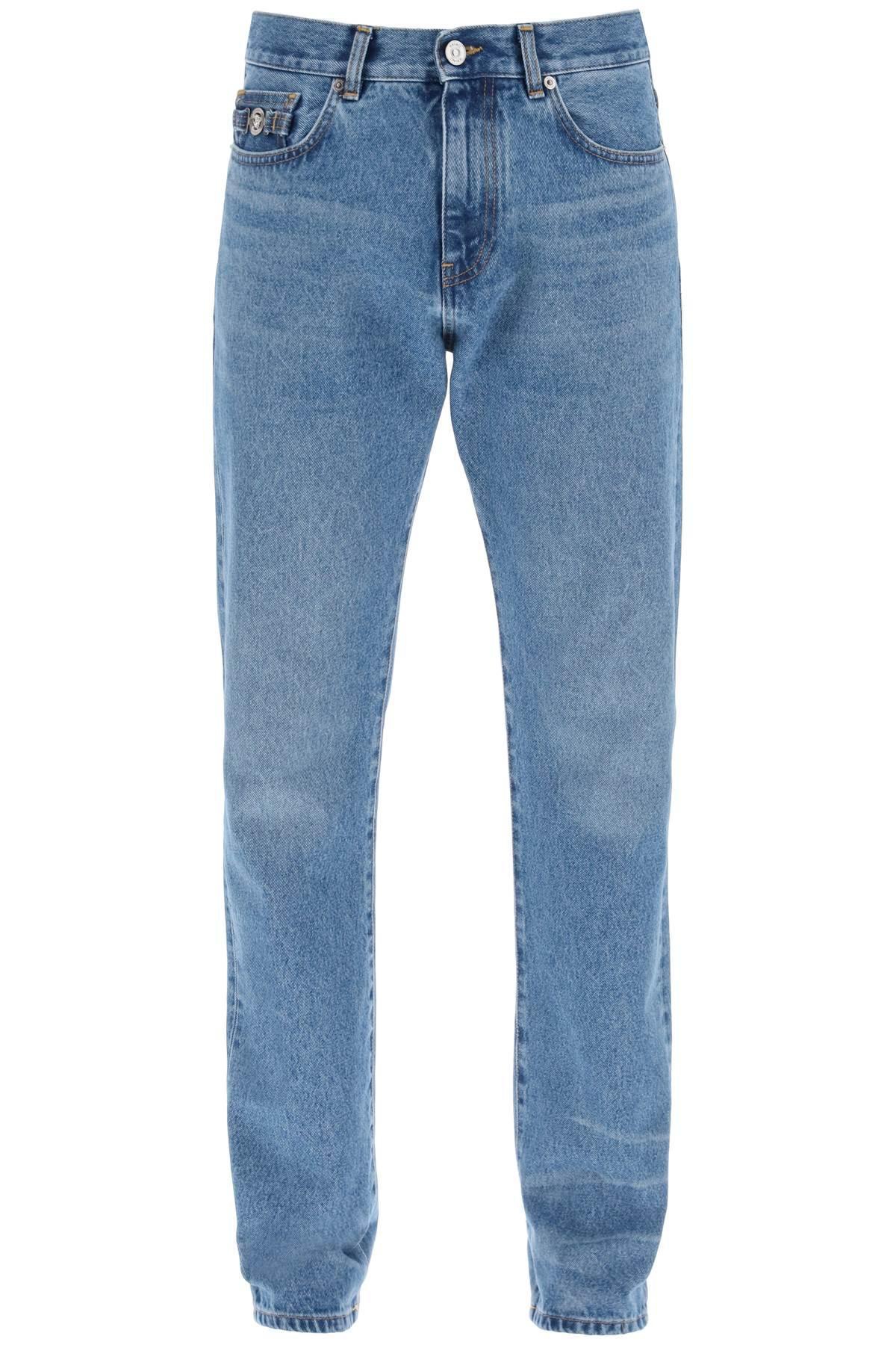 Versace Blue Medusa Jeans