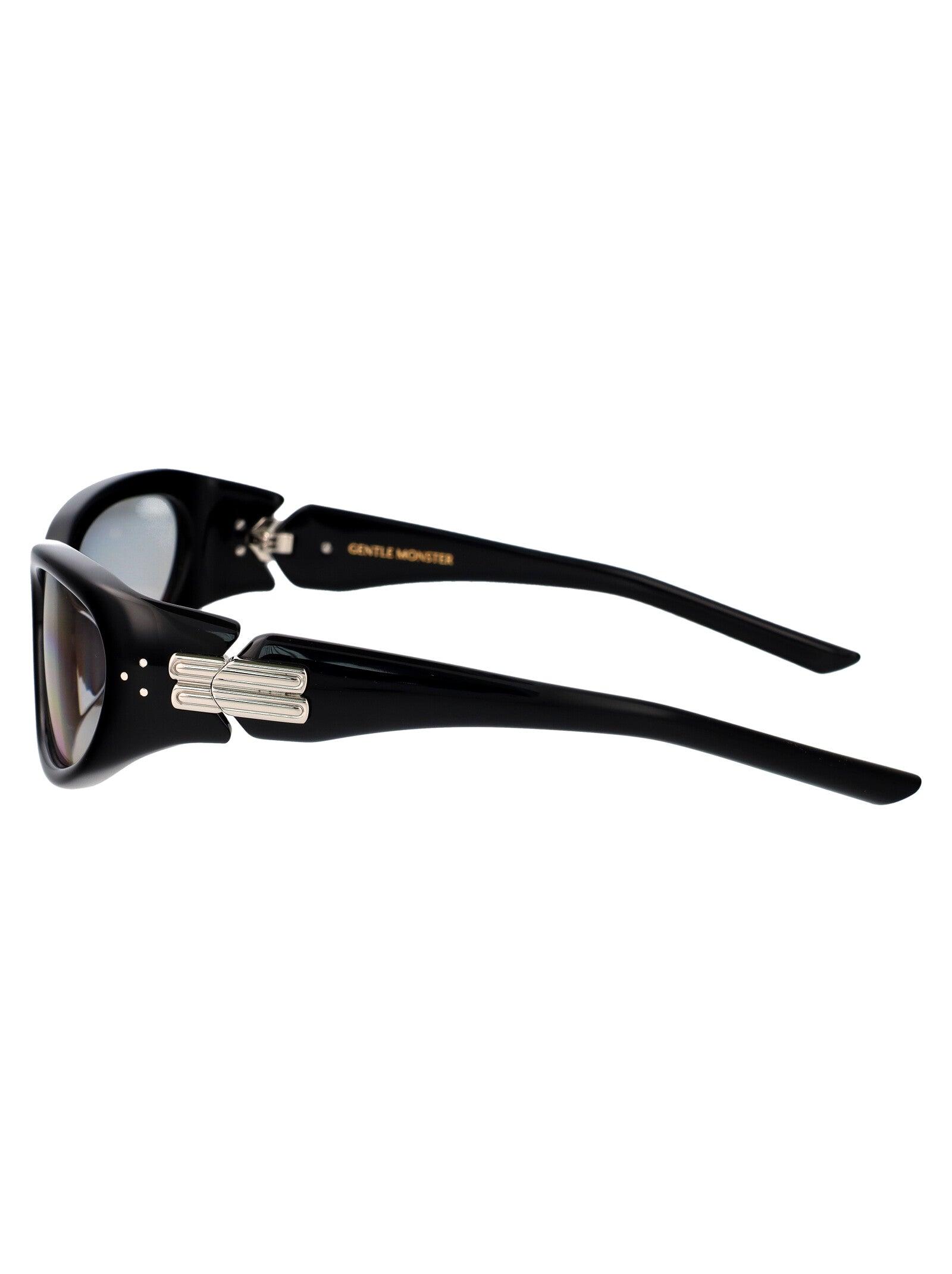 Gentle Monster Oval Acetate Sunglasses Memento in Black | Lyst UK