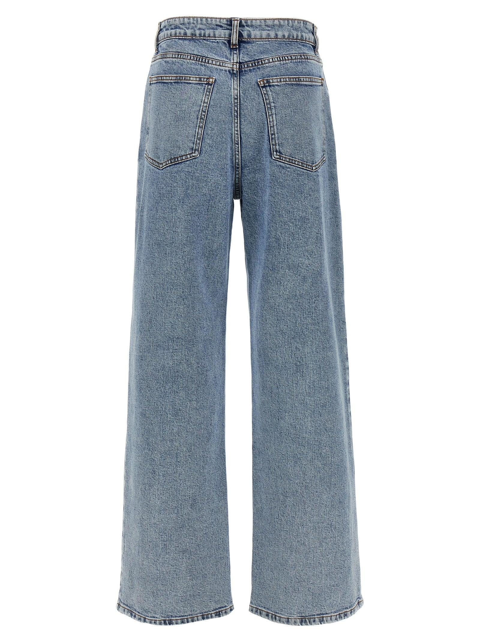 デニム・ジーパン FABIANA FILIPPI Diamond thread jeans Fabiana Filippi Diamond Thread Jeans in Blue | Lyst